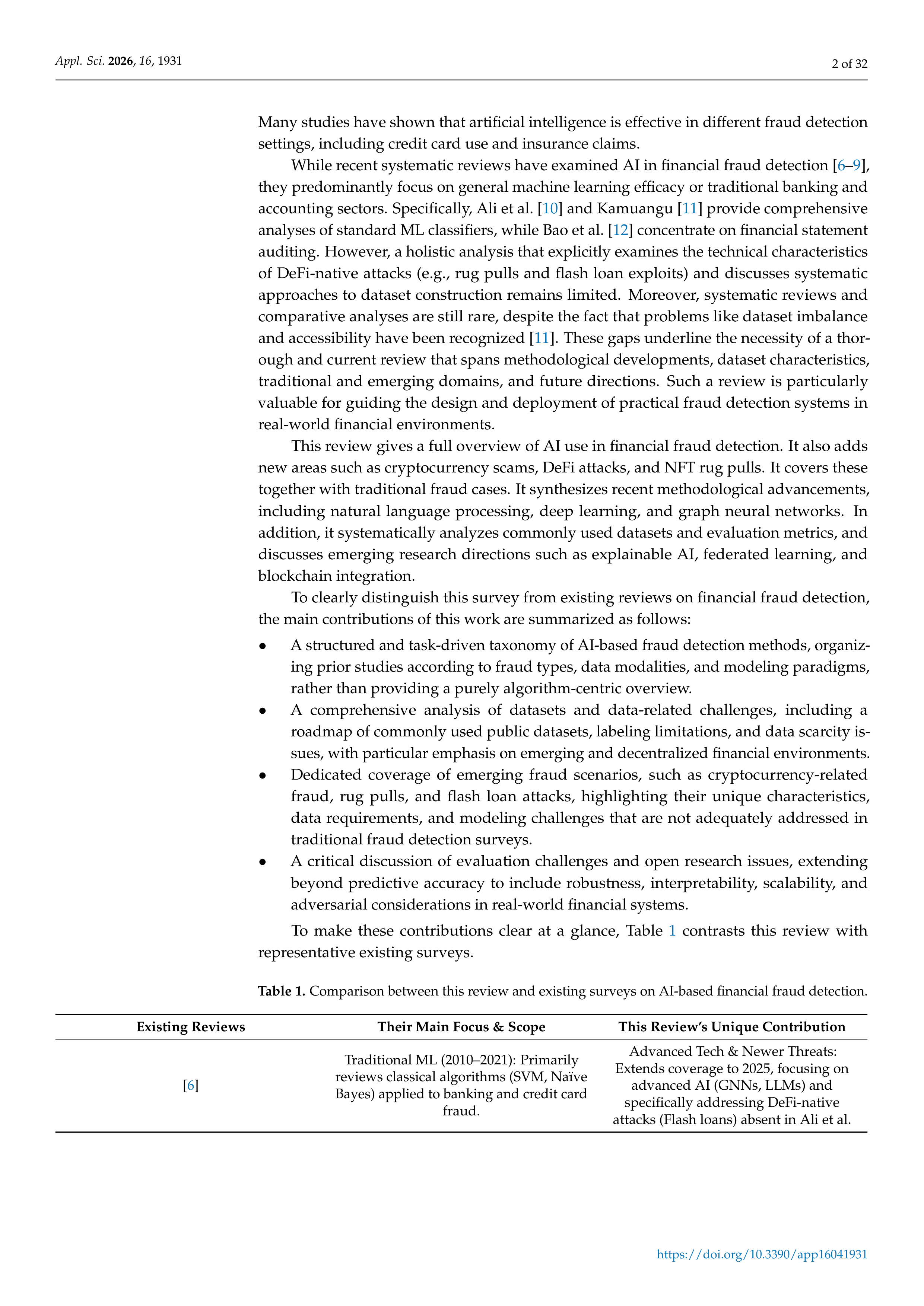 Artificial Intelligence Applications for Financial Fraud Detection — page 2