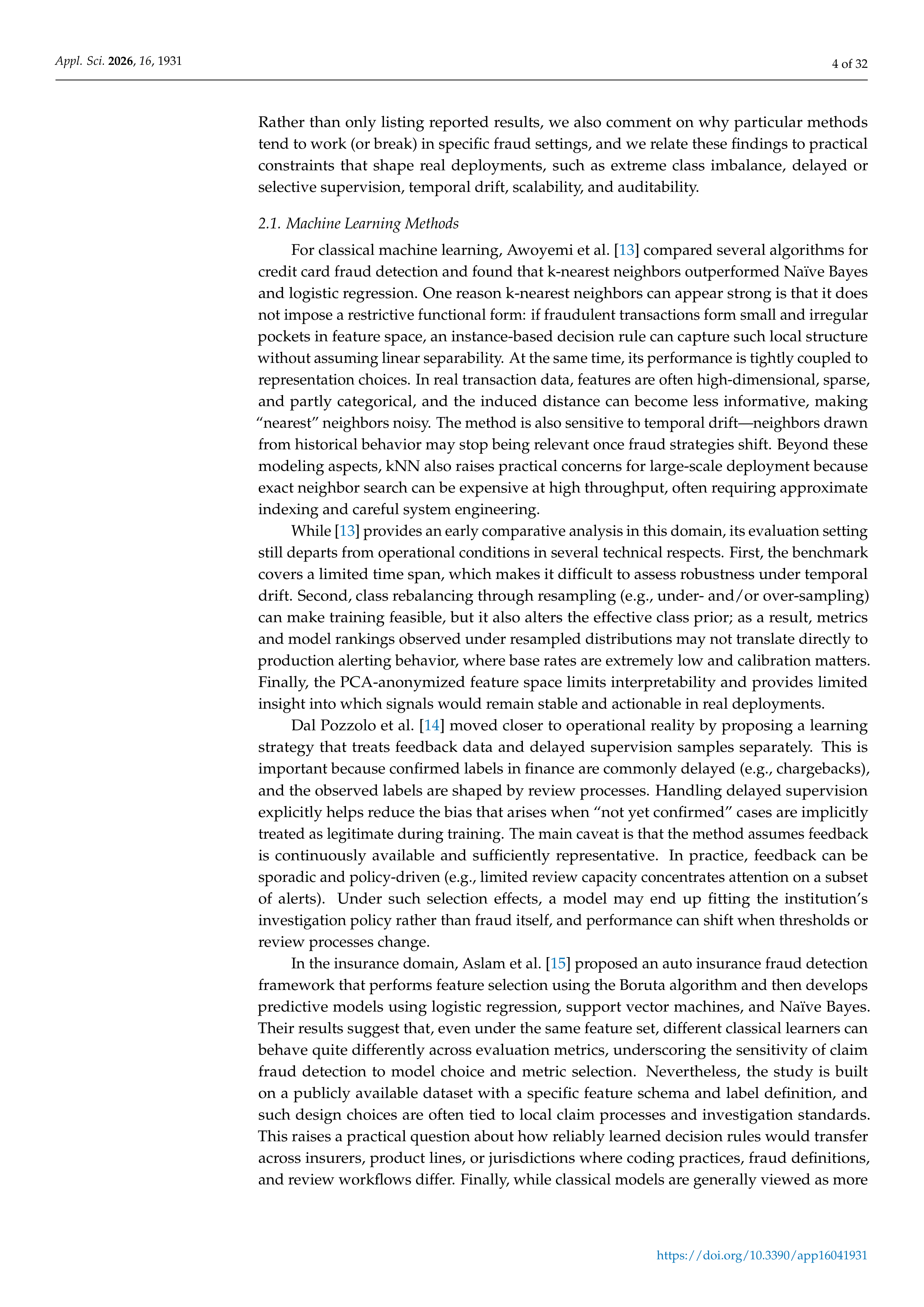 Artificial Intelligence Applications for Financial Fraud Detection — page 4