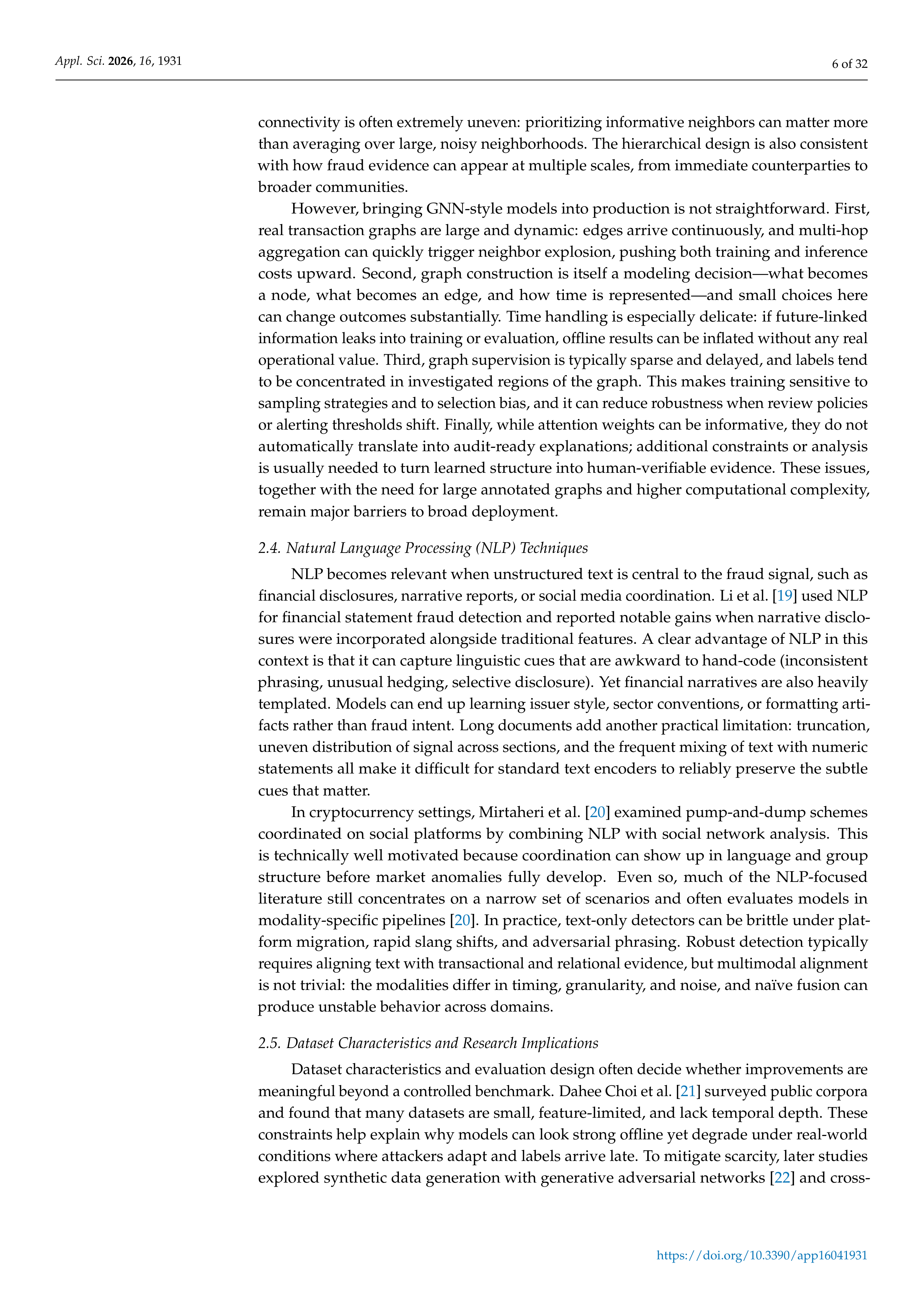Artificial Intelligence Applications for Financial Fraud Detection — page 6