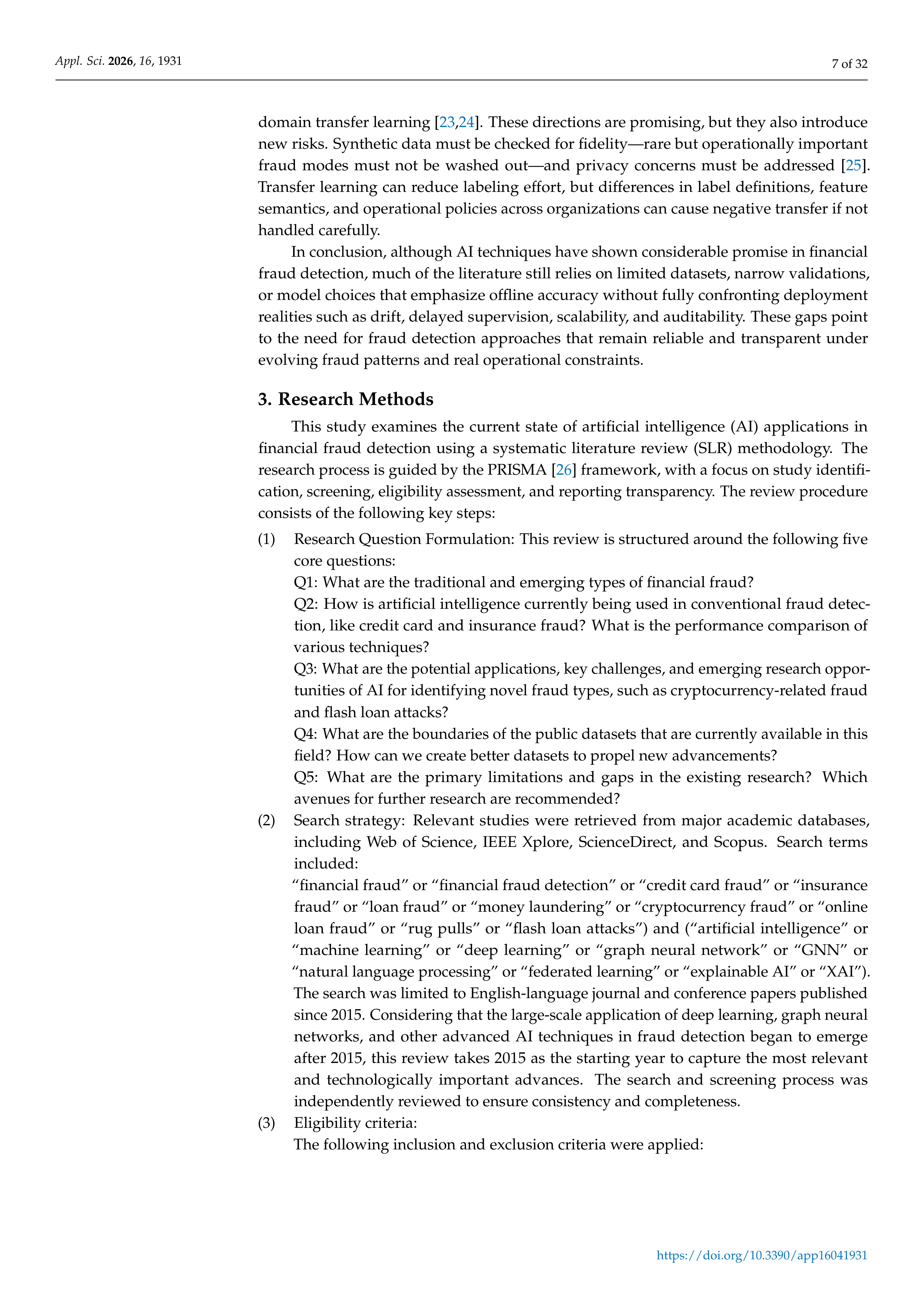 Artificial Intelligence Applications for Financial Fraud Detection — page 7