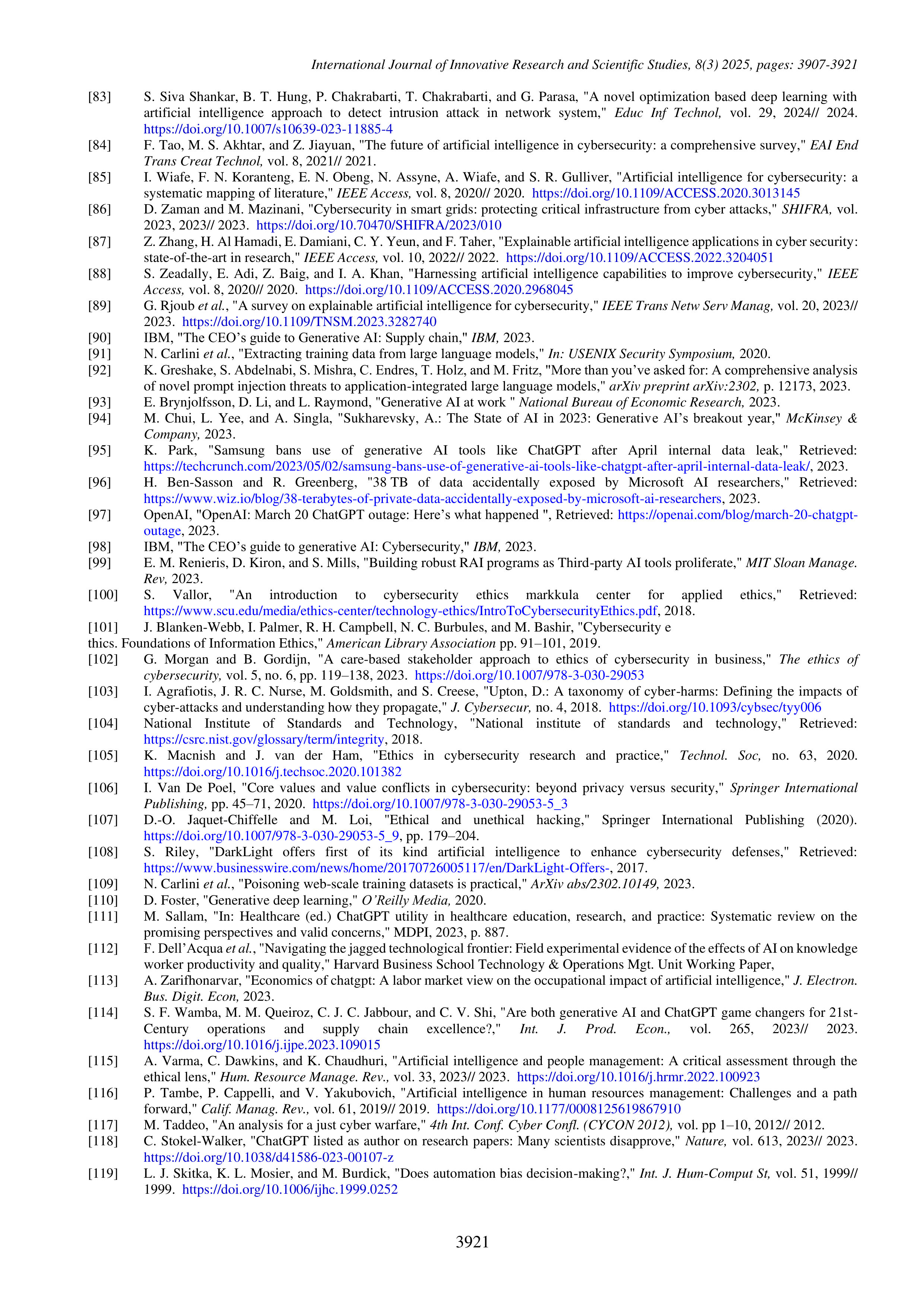 Artificial Intelligence Applications for Threat detection — page 15