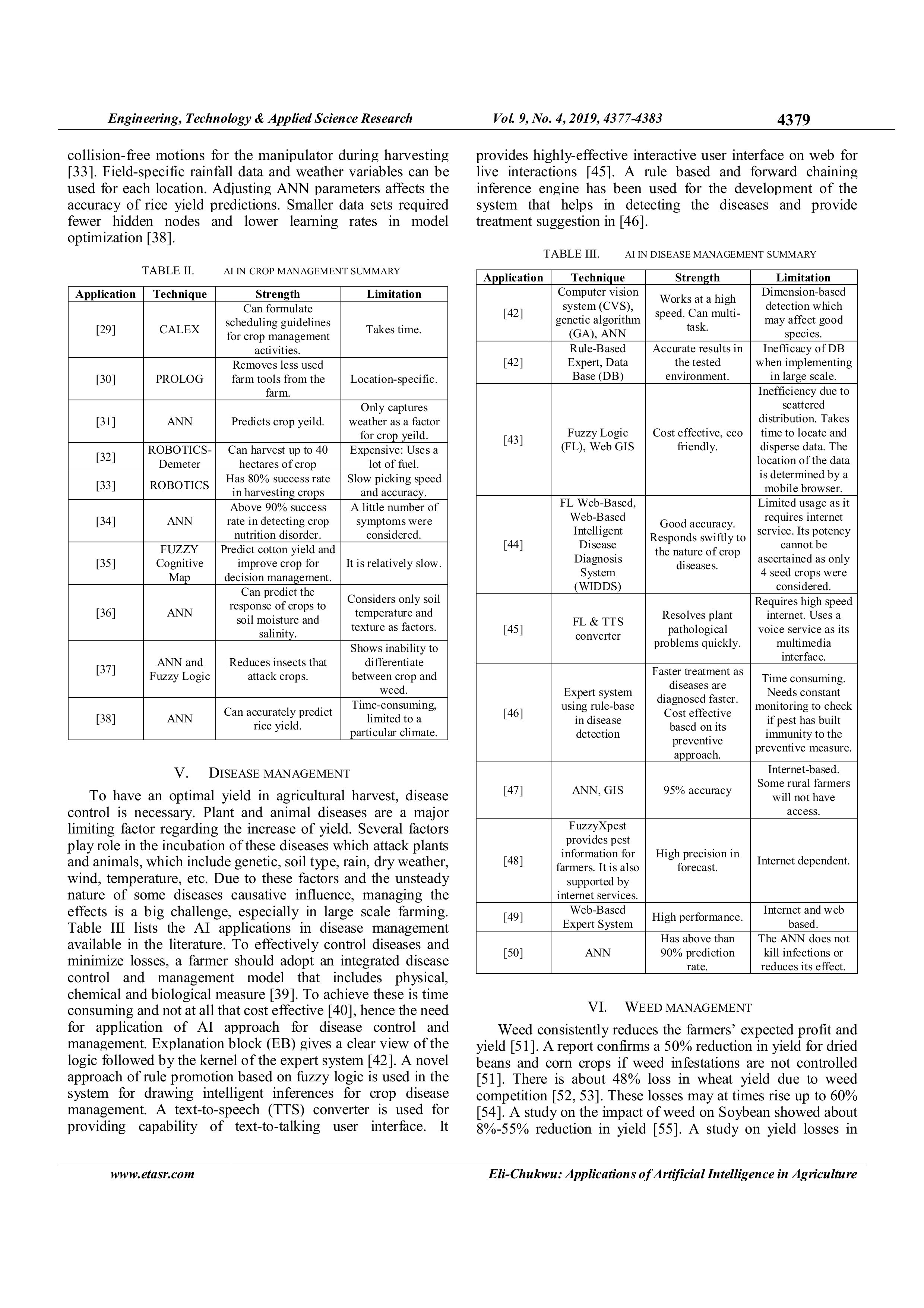Artificial Intelligence Applications in Agriculture — page 3