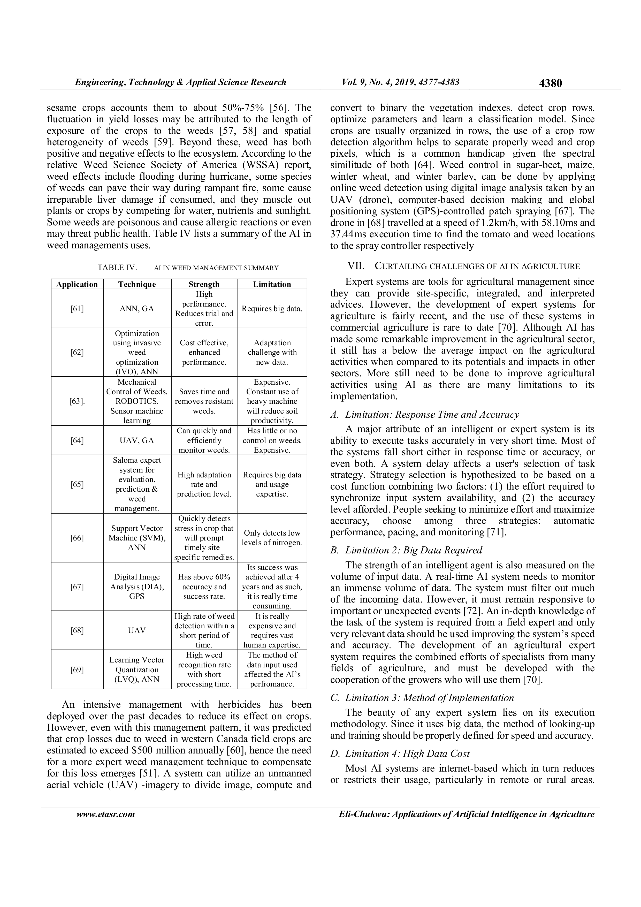Artificial Intelligence Applications in Agriculture — page 4