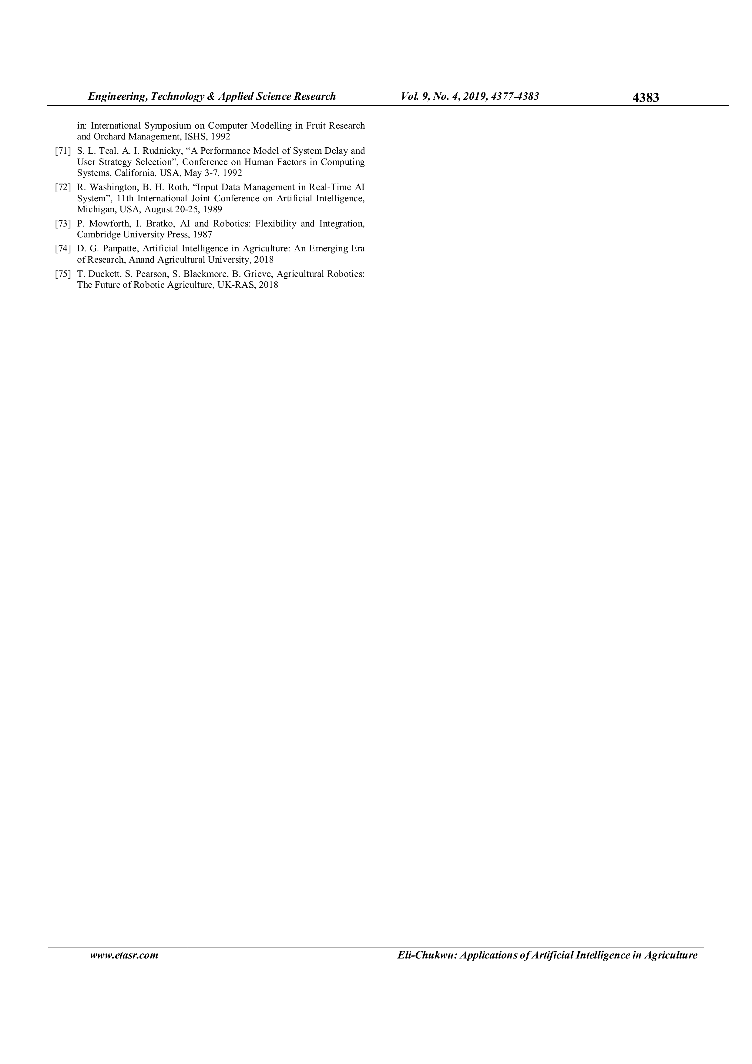 Artificial Intelligence Applications in Agriculture — page 7