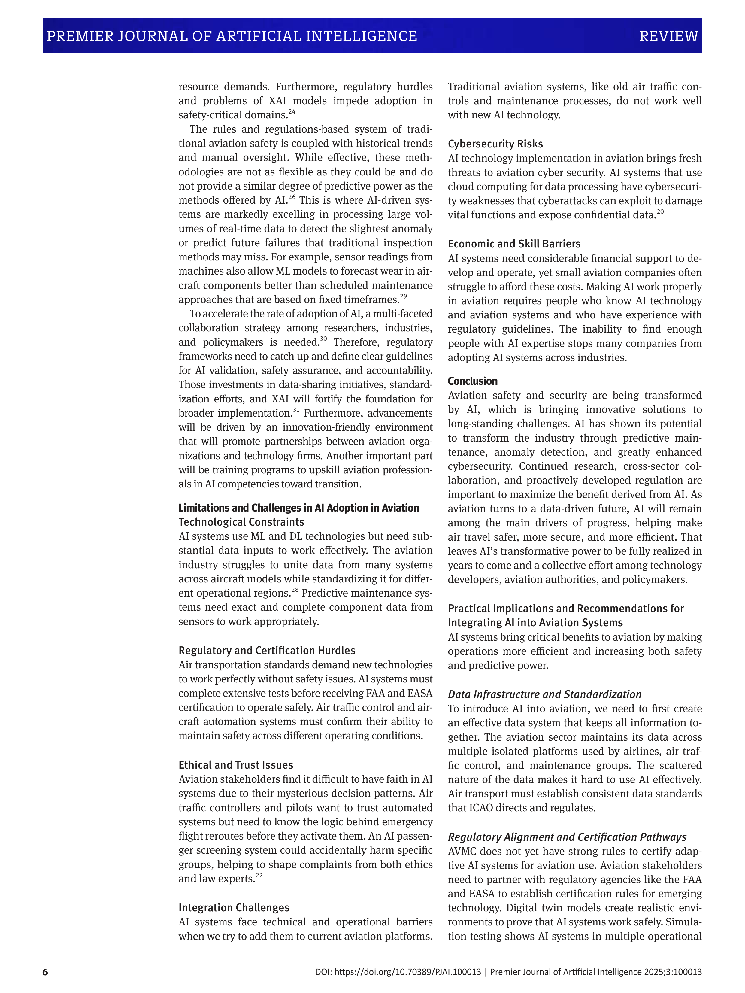 Artificial Intelligence Applications in Aviation — page 6
