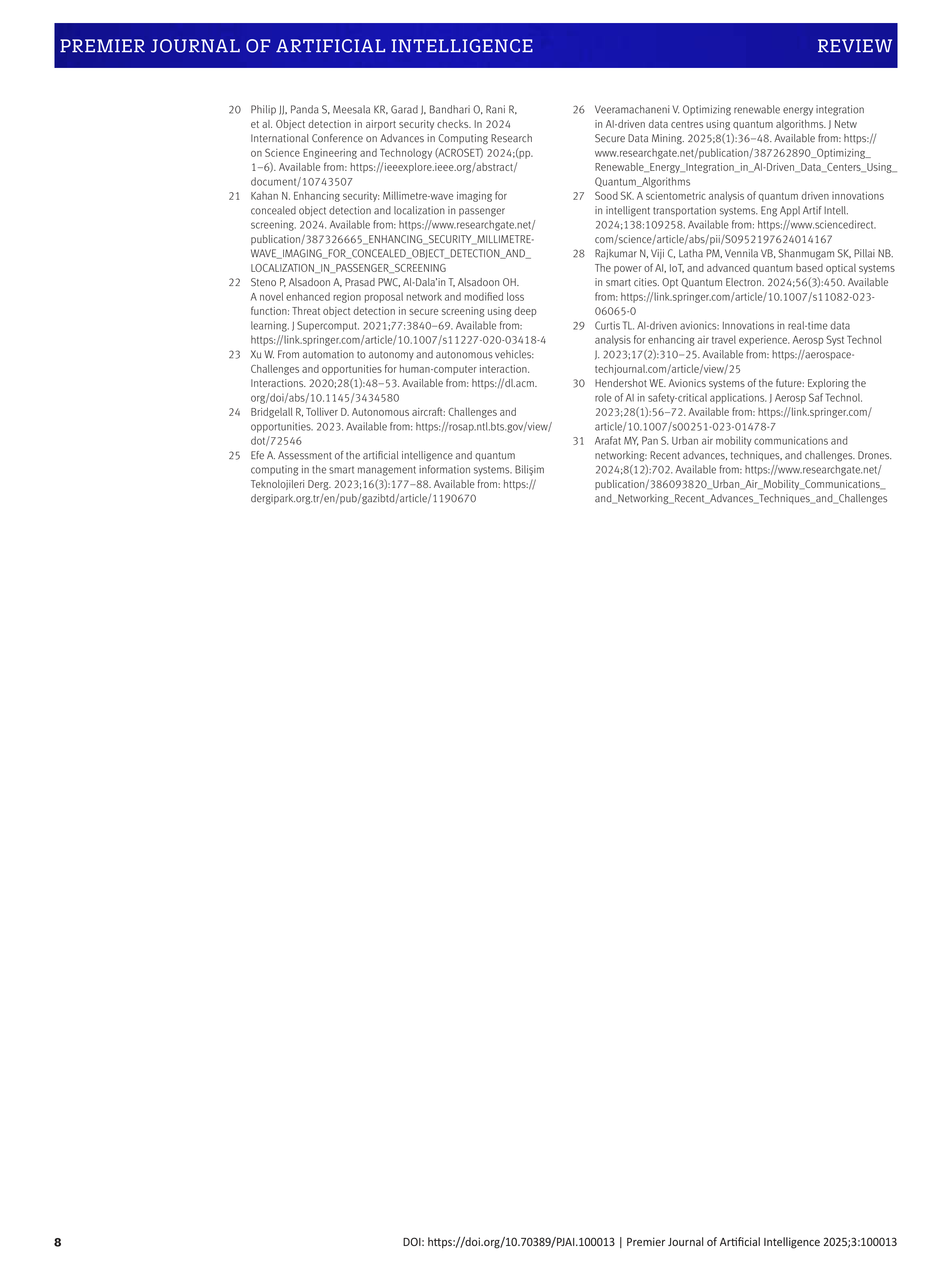 Artificial Intelligence Applications in Aviation — page 8