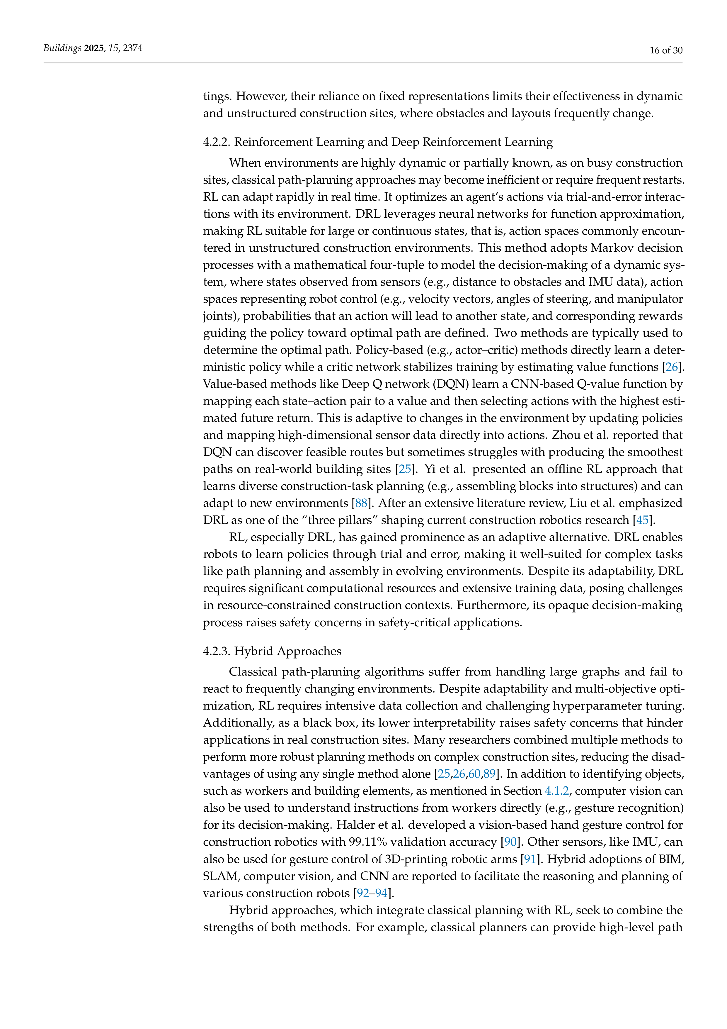 Artificial Intelligence Applications in Construction robotics — page 16