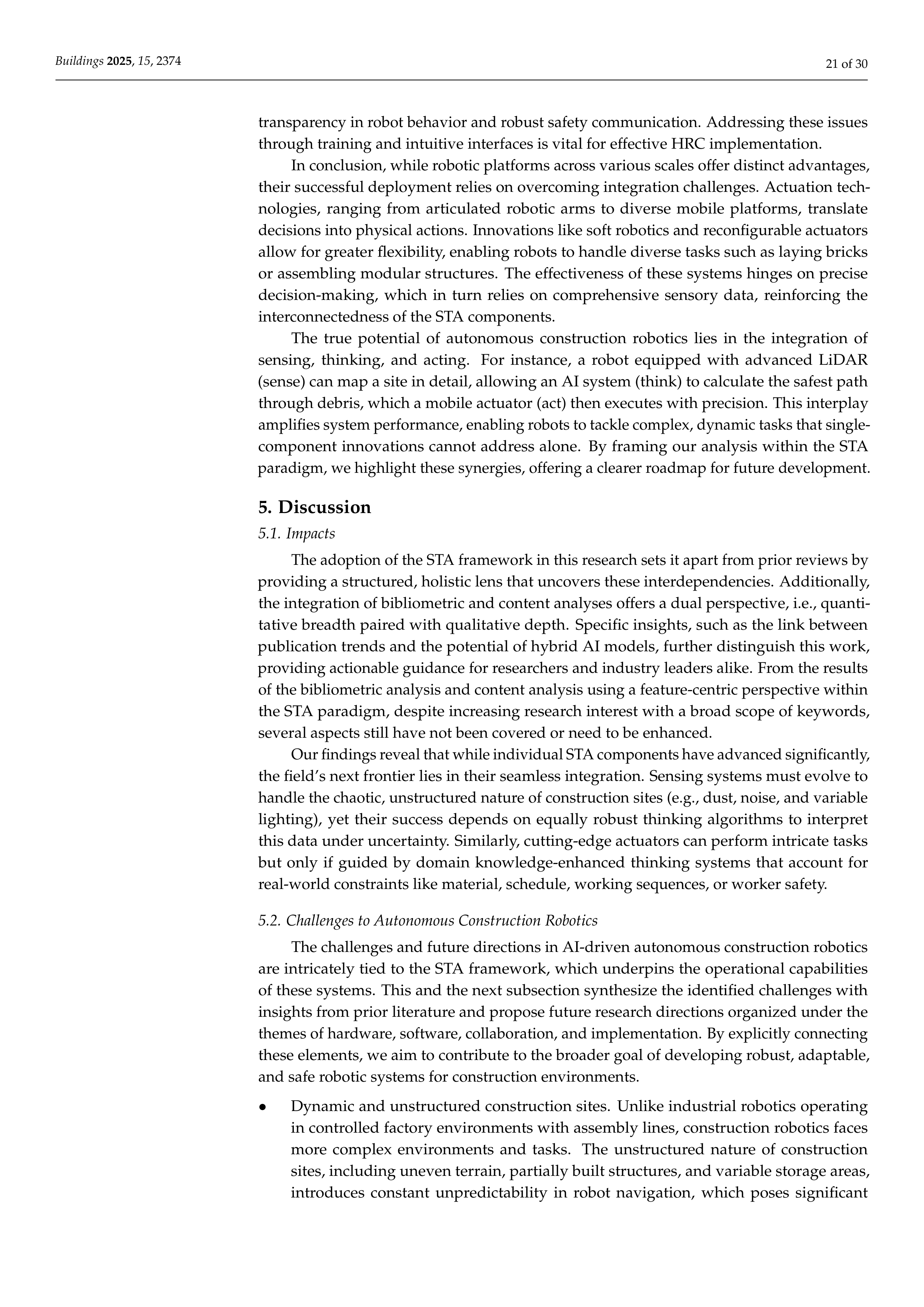 Artificial Intelligence Applications in Construction robotics — page 21