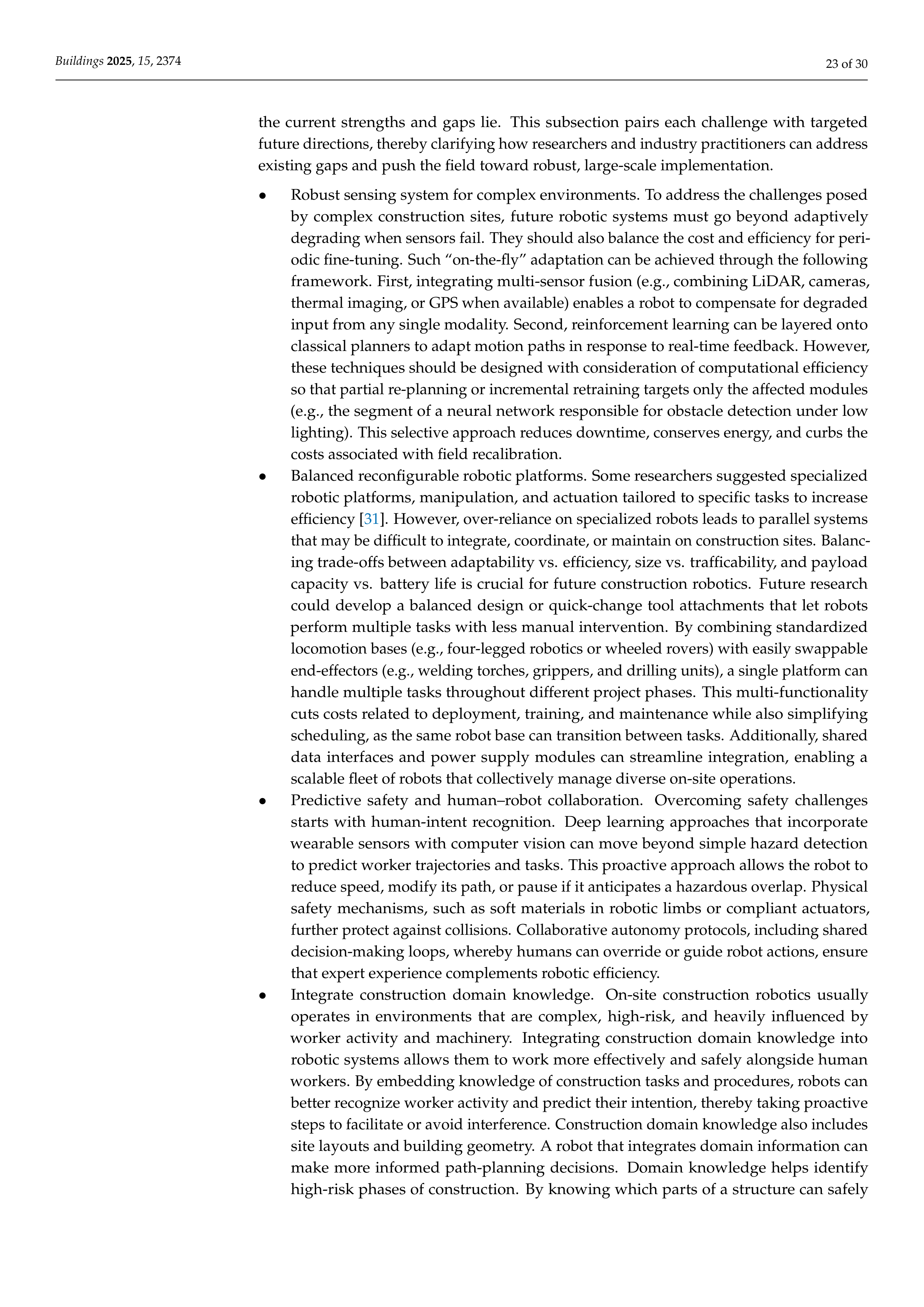 Artificial Intelligence Applications in Construction robotics — page 23