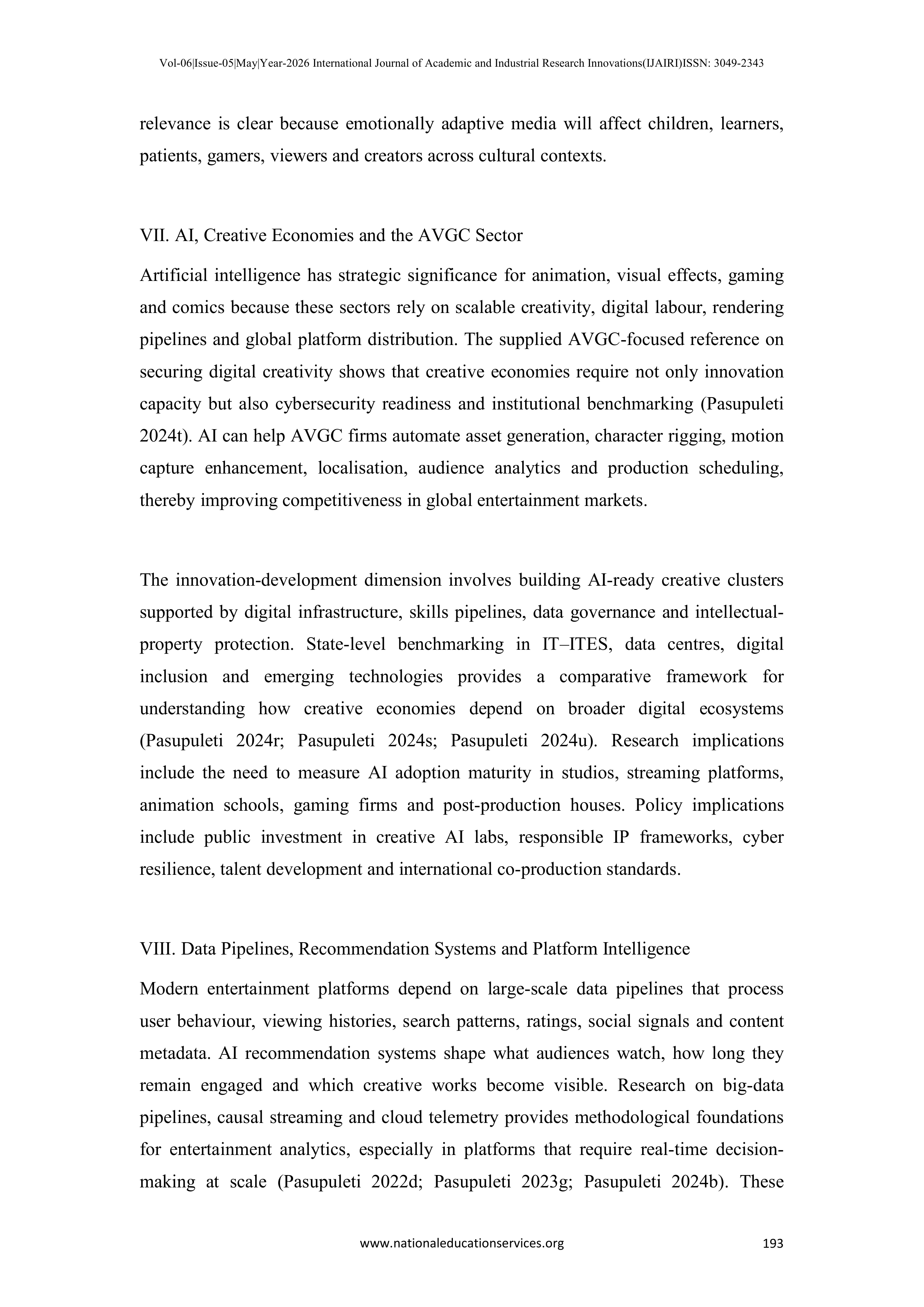 Artificial Intelligence Applications in Film Industry — page 10