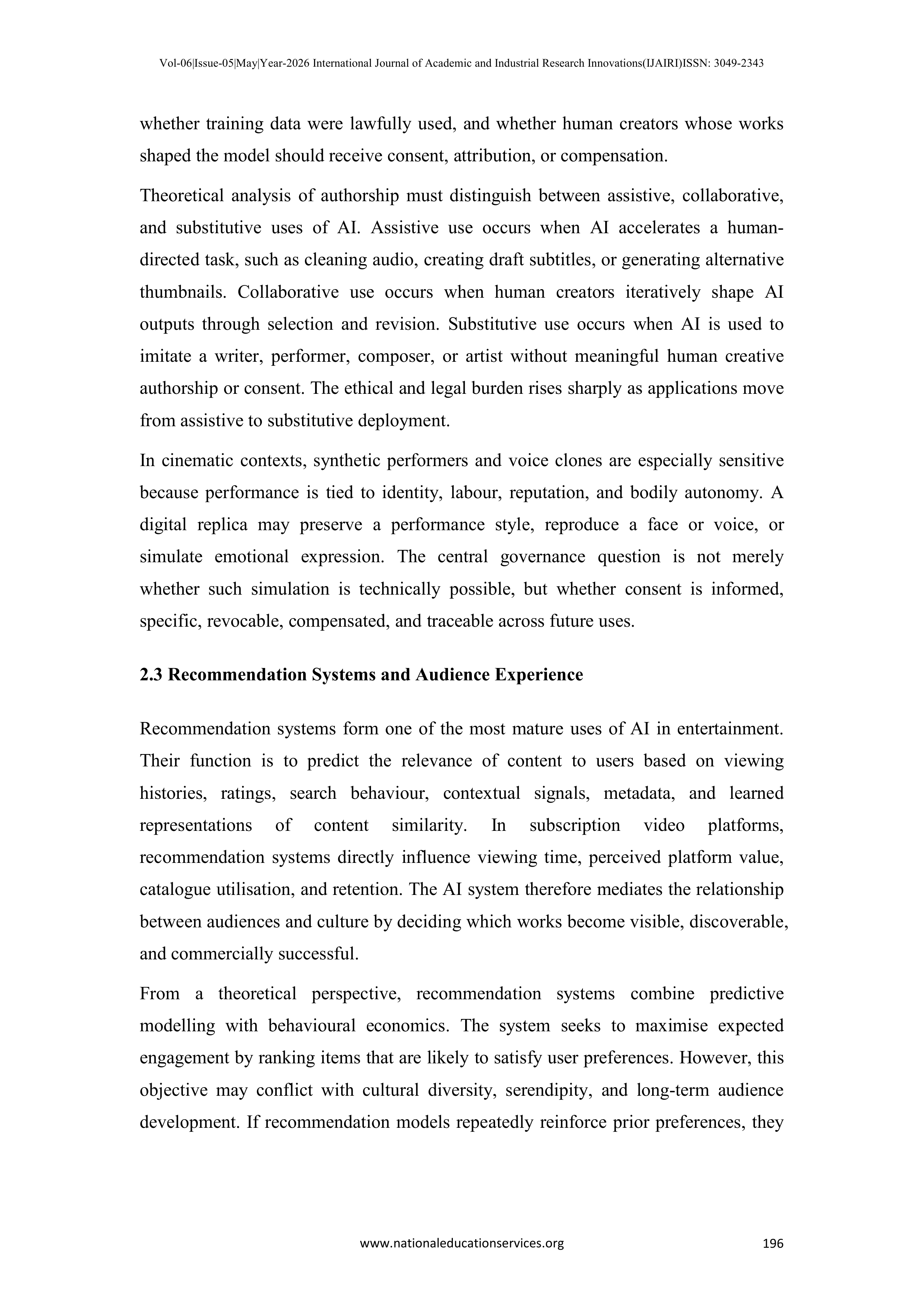 Artificial Intelligence Applications in Film Industry — page 13