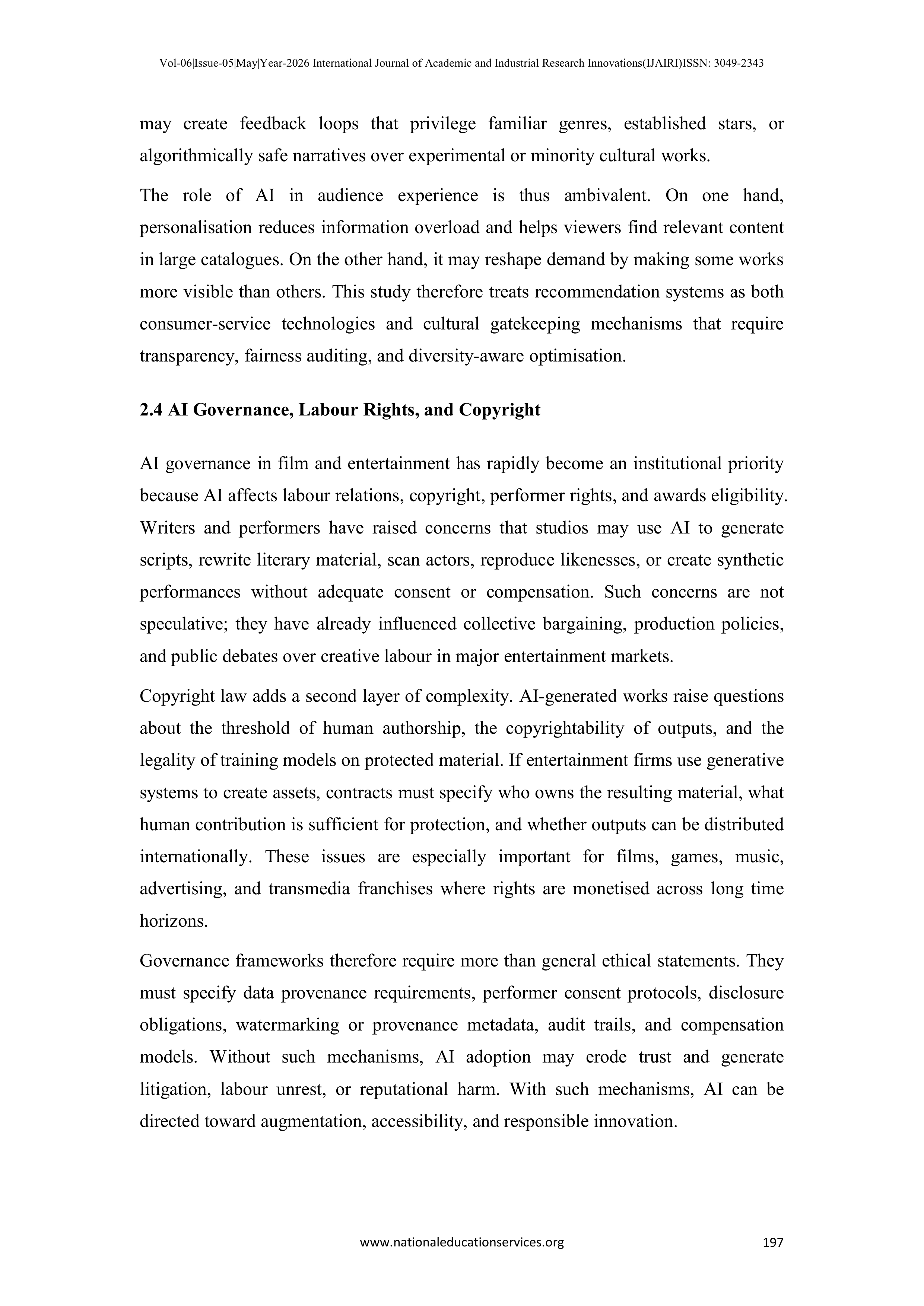 Artificial Intelligence Applications in Film Industry — page 14