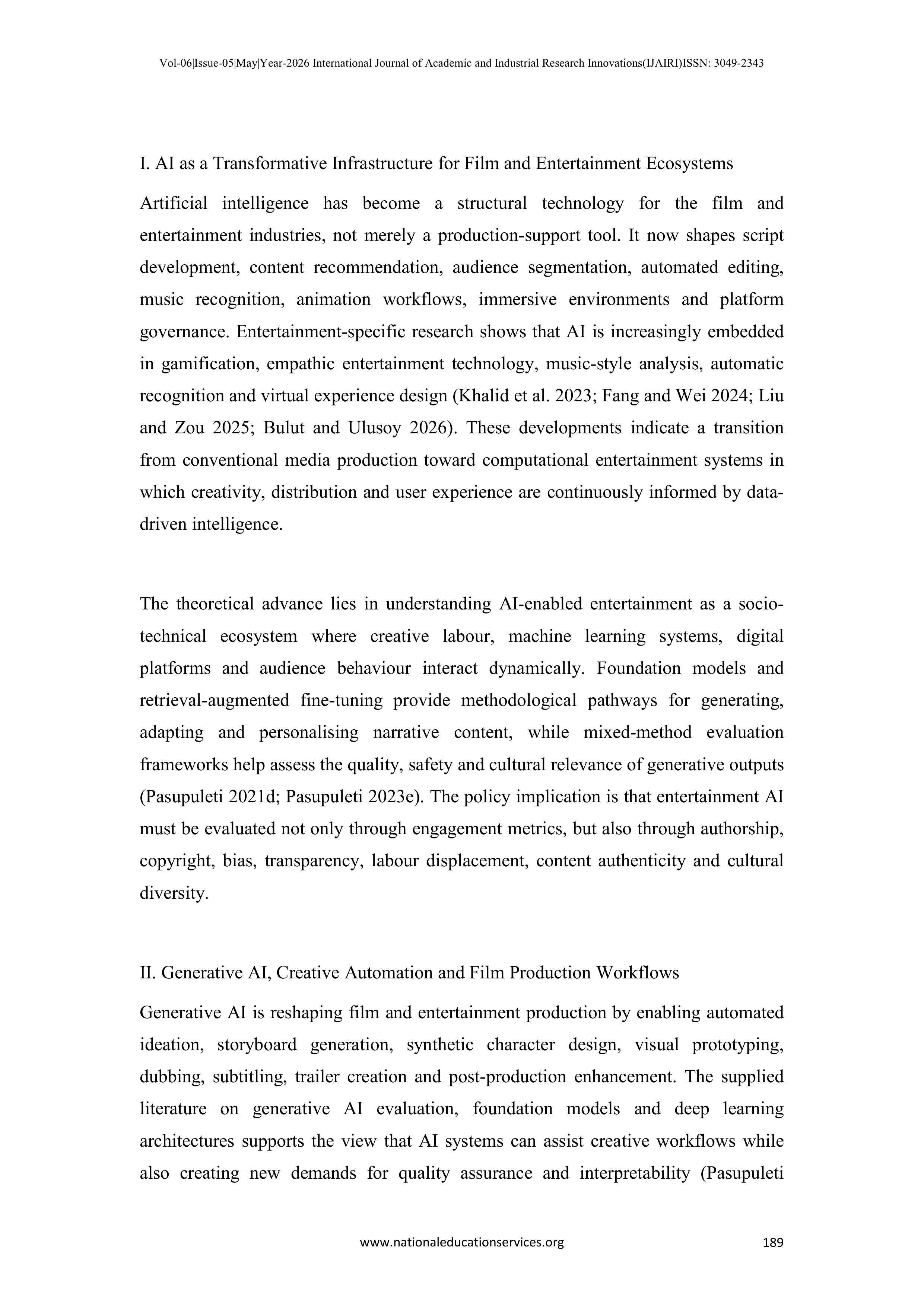 Artificial Intelligence Applications in Film Industry — page 6