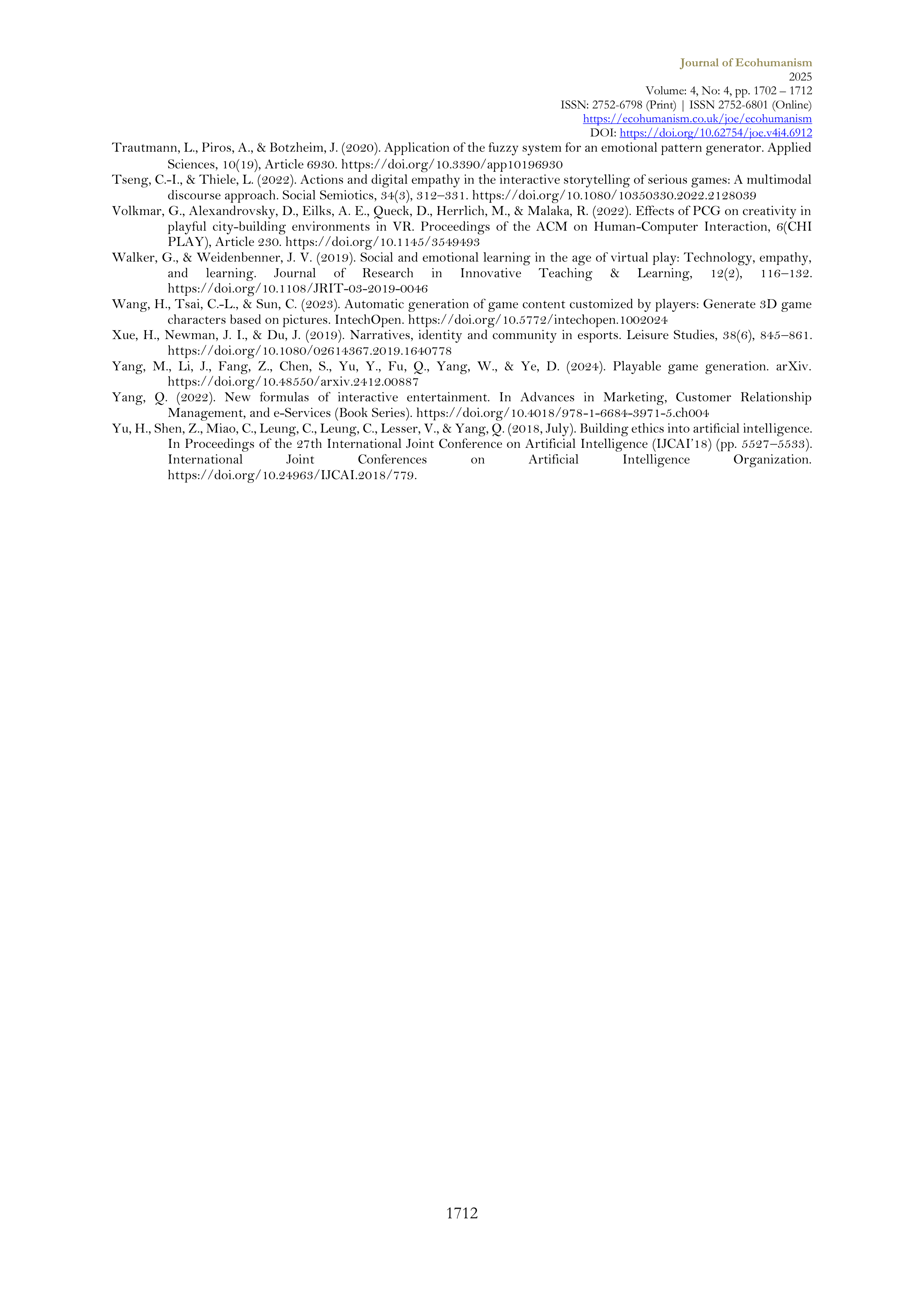 Artificial Intelligence Applications in Game Design — page 11