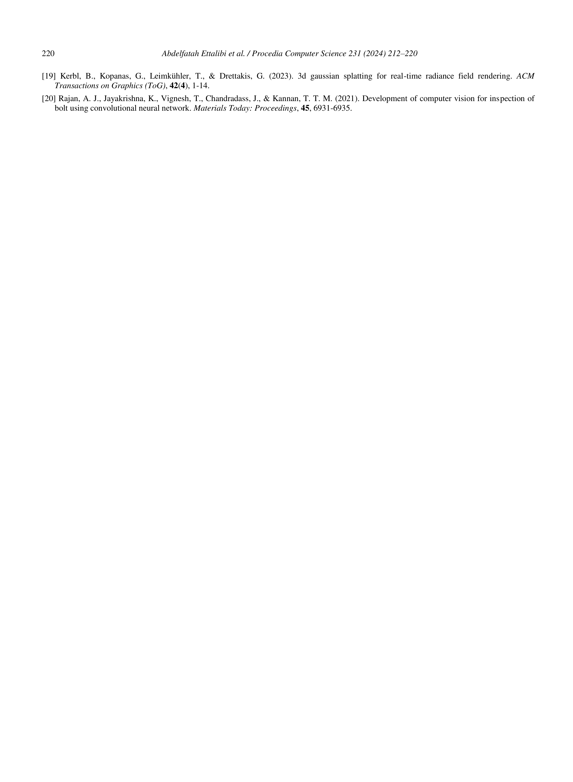 Artificial Intelligence Applications in Inspection for Industrial Quality Control — page 9