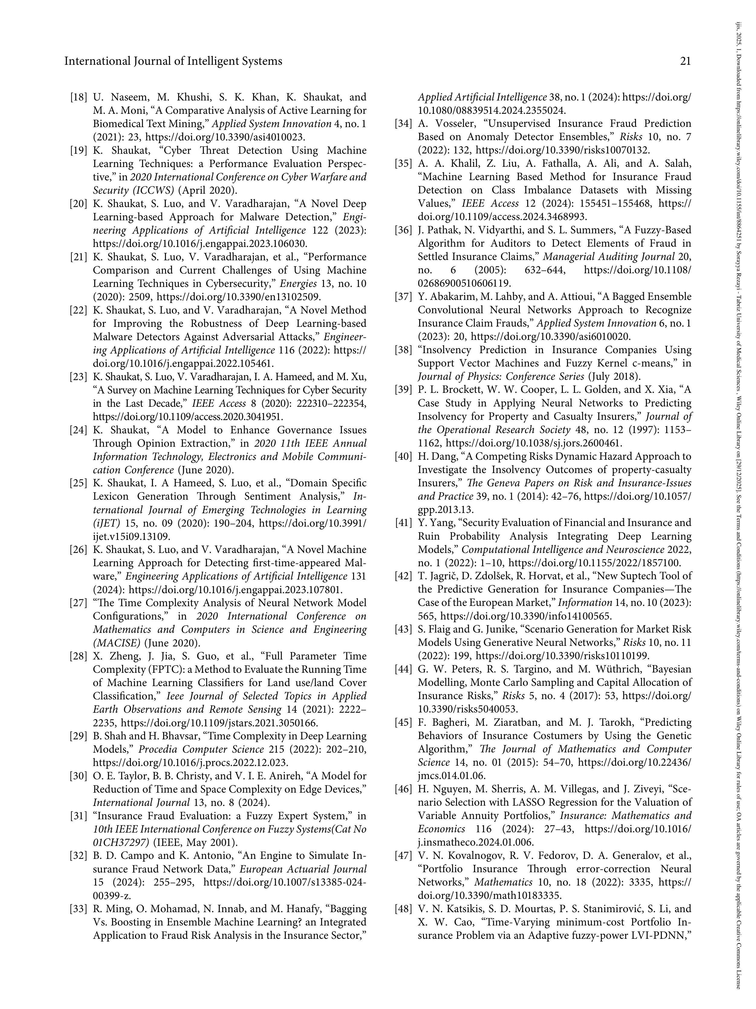 Artificial Intelligence Applications in Insurance — page 21