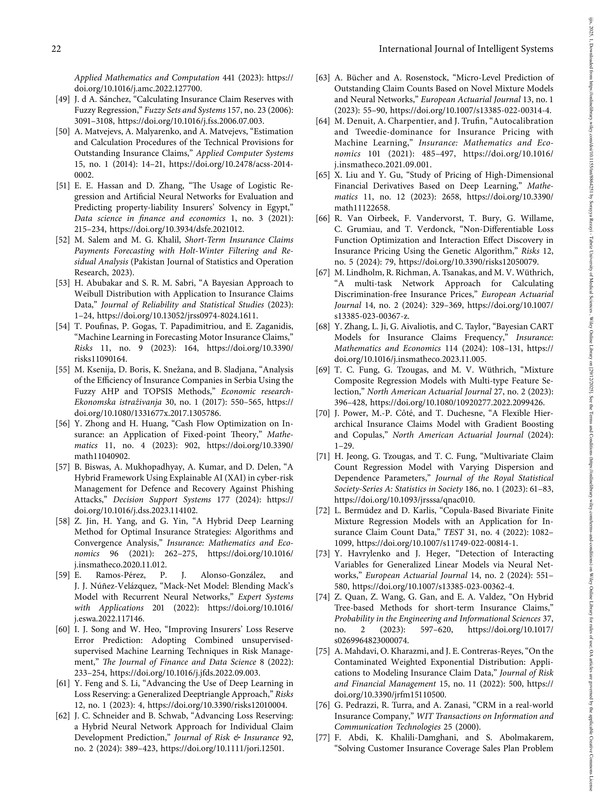 Artificial Intelligence Applications in Insurance — page 22