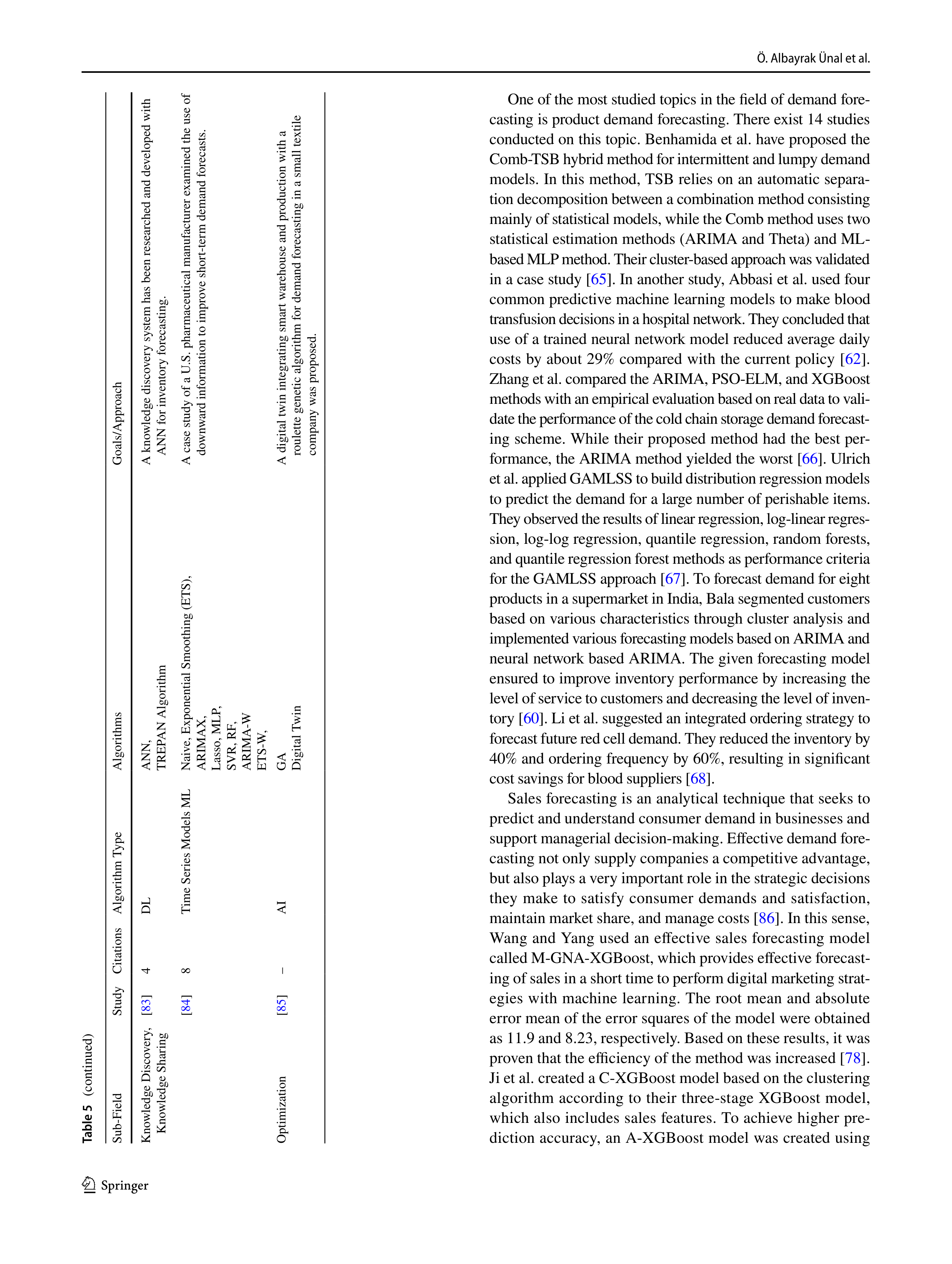 Artiﬁcial Intelligence Applications in Inventory Management — page 12