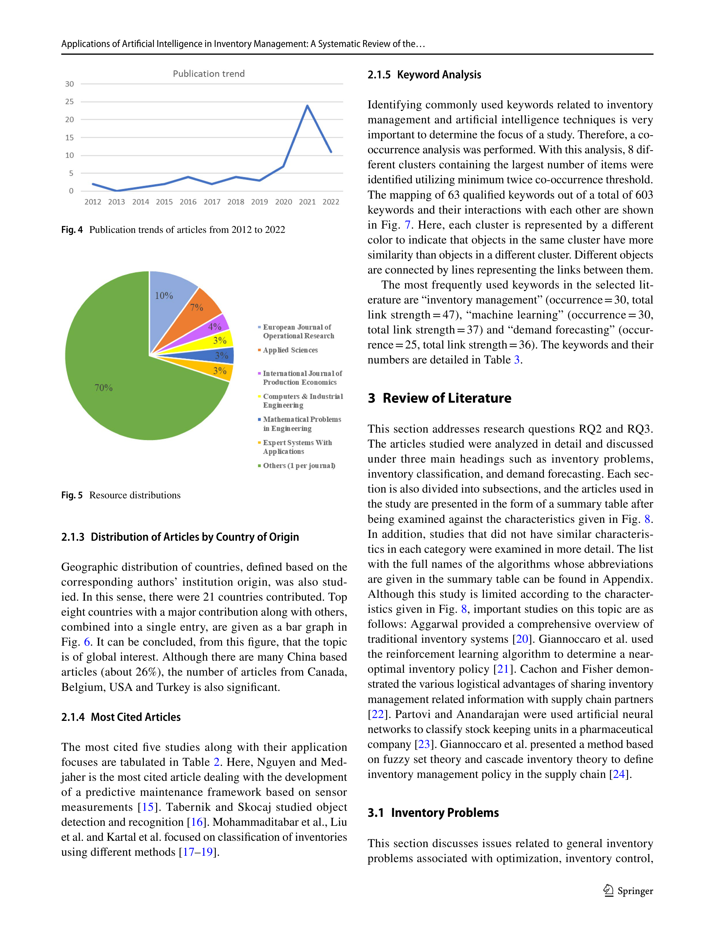 Artiﬁcial Intelligence Applications in Inventory Management — page 5