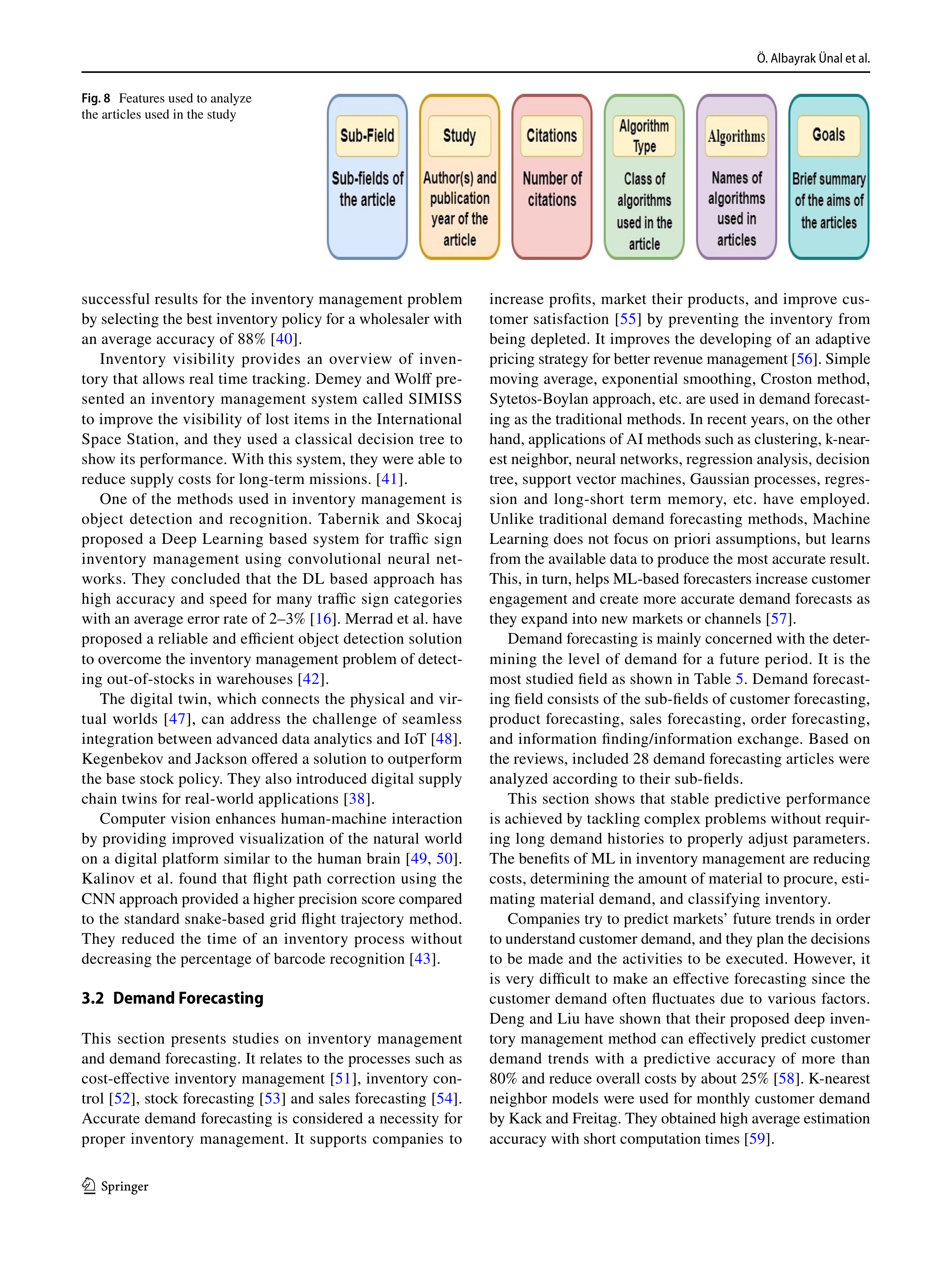 Artiﬁcial Intelligence Applications in Inventory Management — page 8