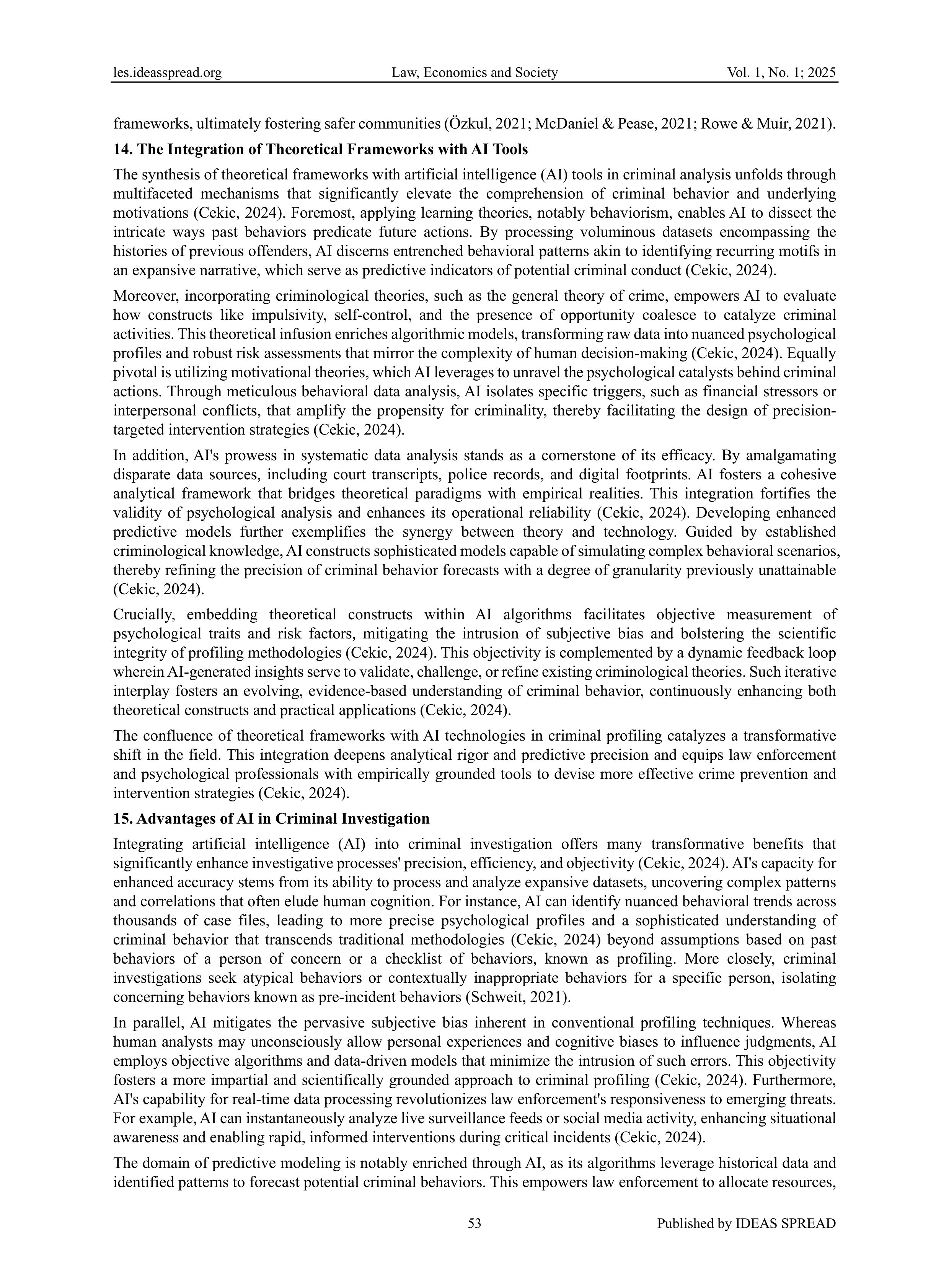 Artificial Intelligence Applications in Law Enforcement — page 8
