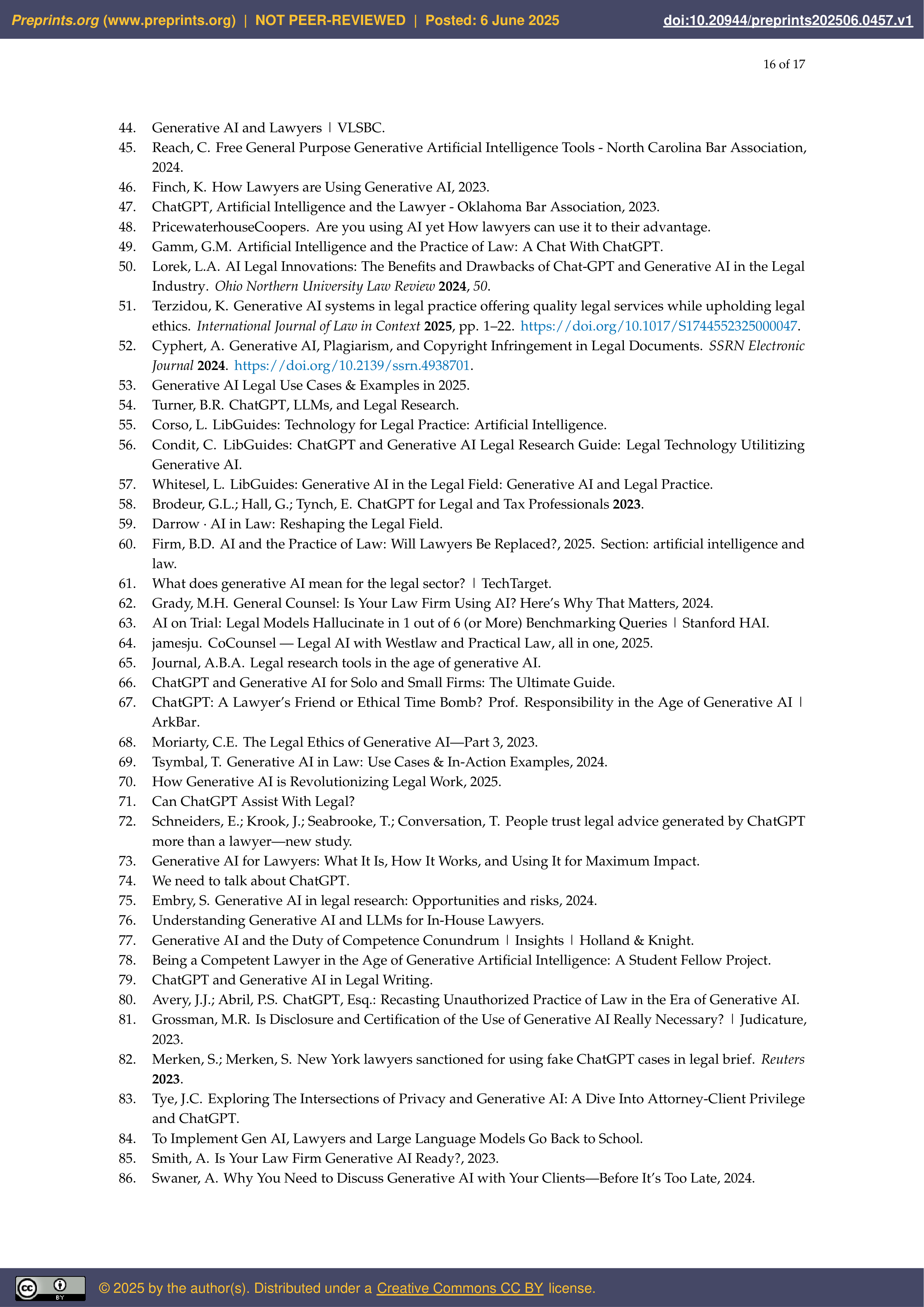 Artificial Intelligence Applications in Legal Practice — page 17