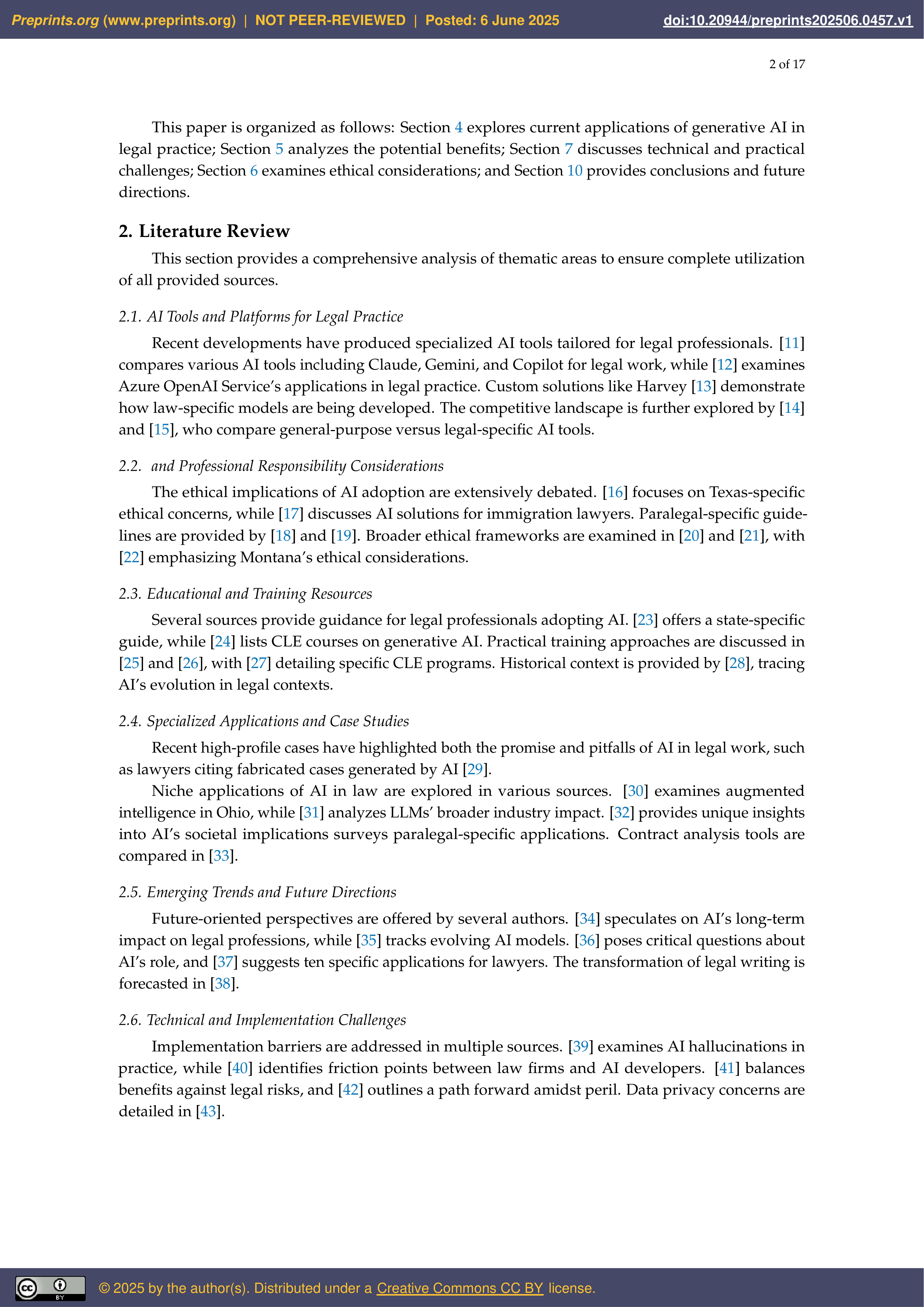 Artificial Intelligence Applications in Legal Practice — page 3