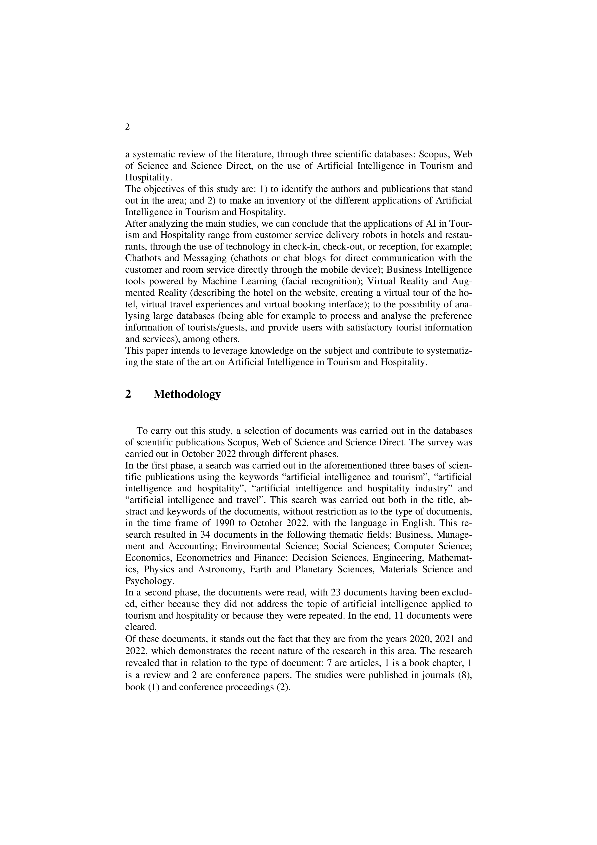 Artificial Intelligence Applications in Tourism — page 2