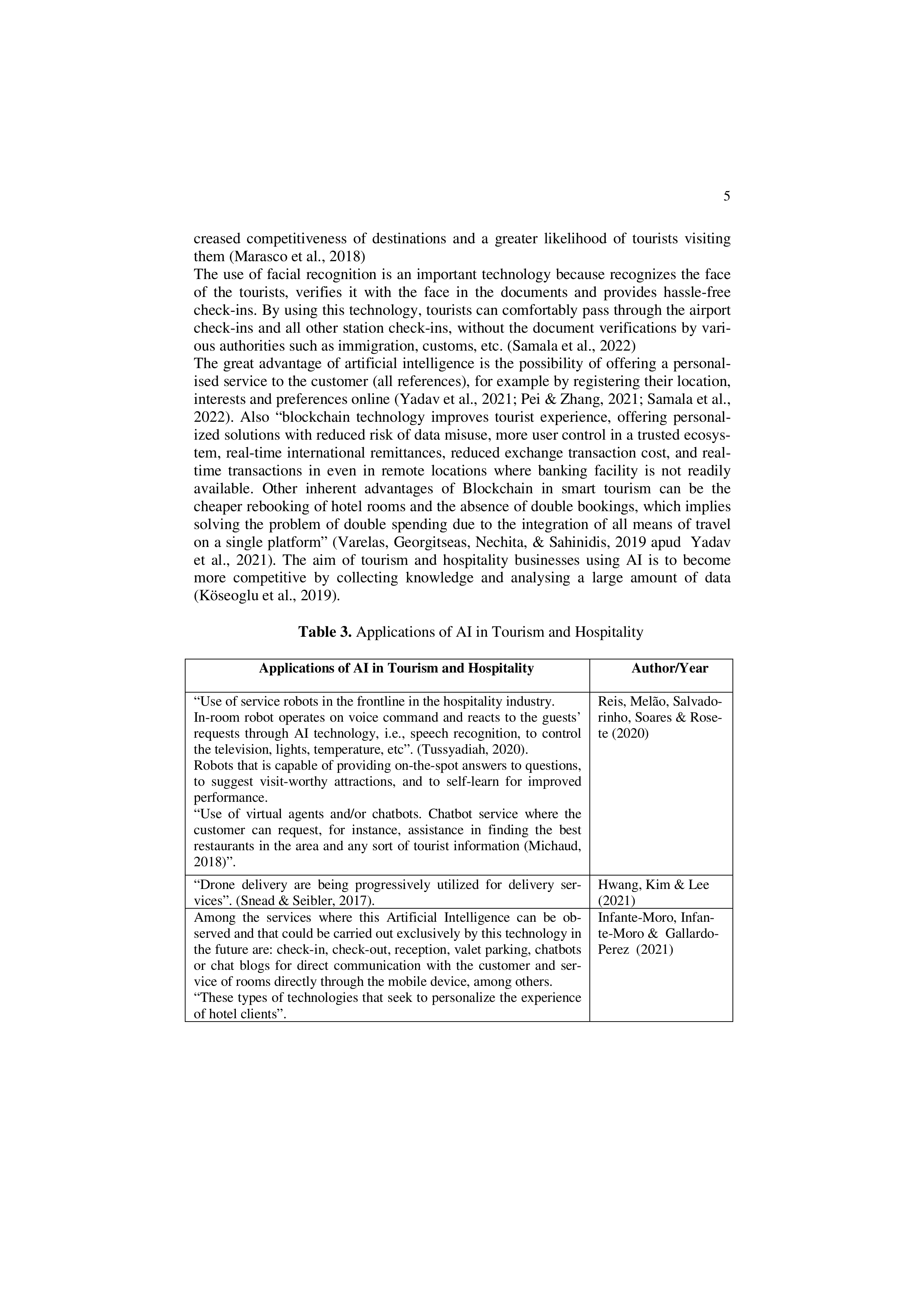 Artificial Intelligence Applications in Tourism — page 5
