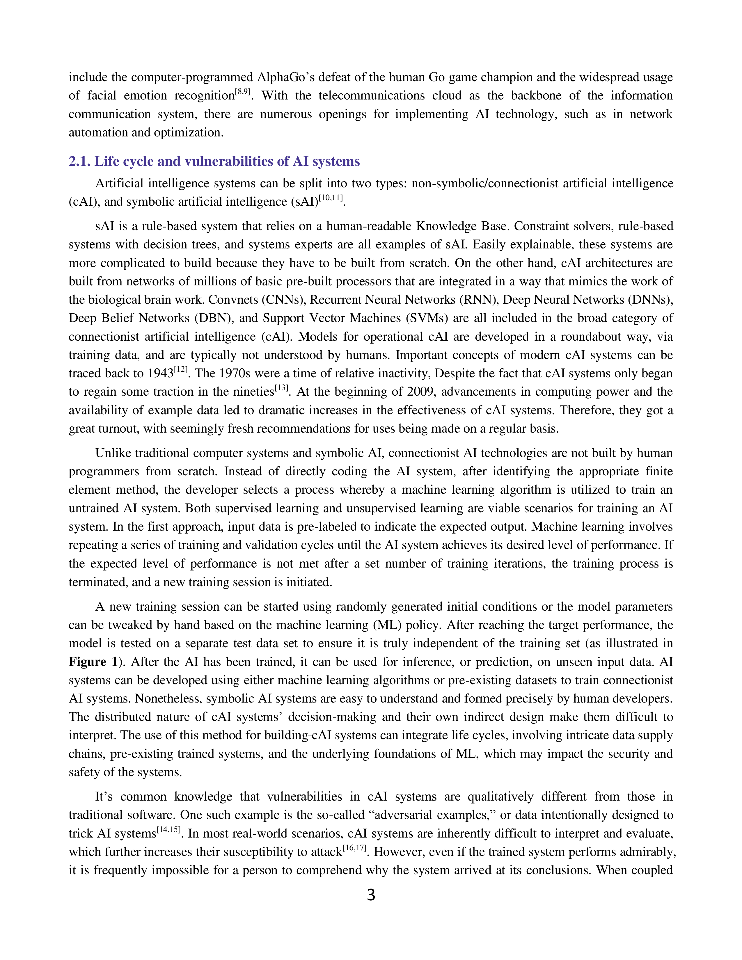 Artificial Intelligence Applications in Telecommunications — page 3