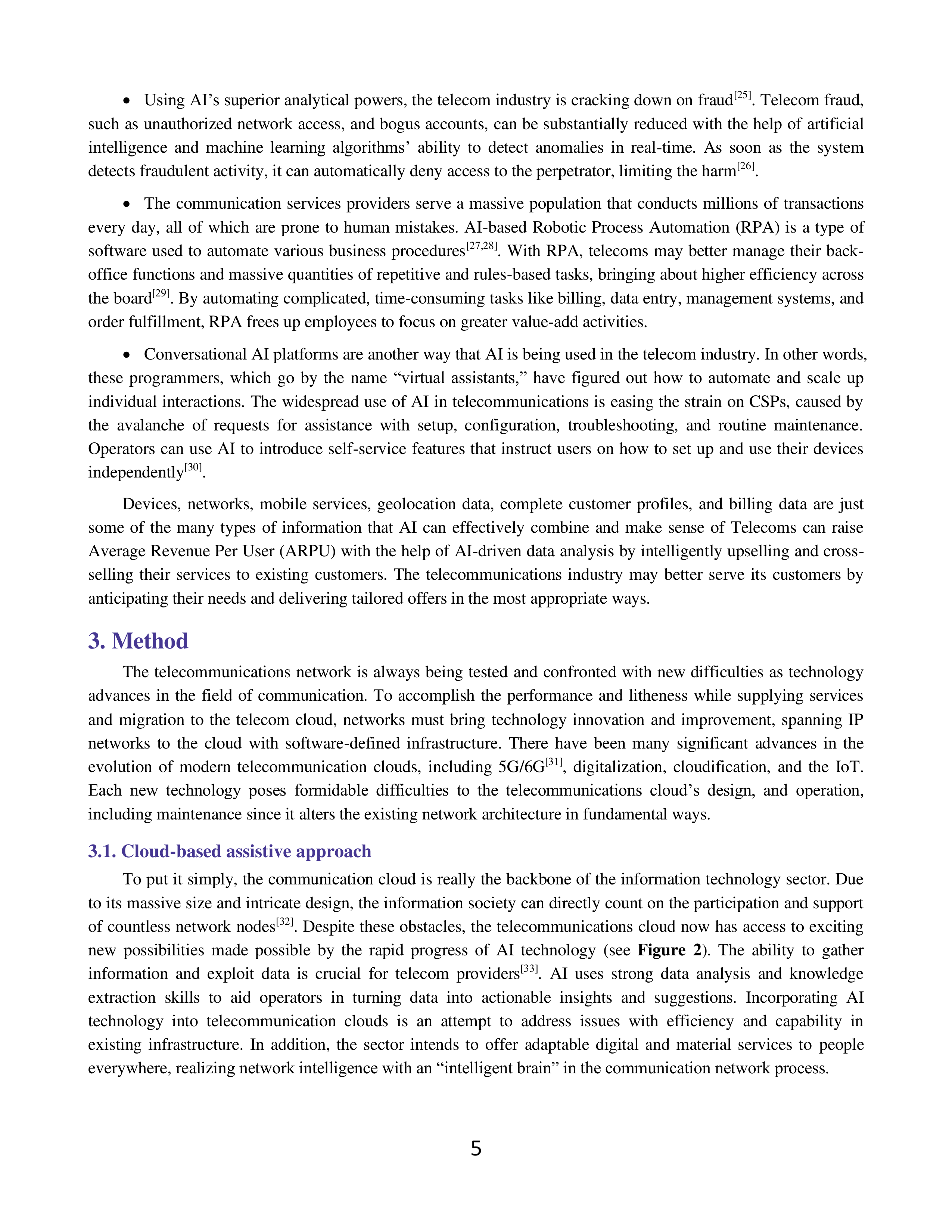 Artificial Intelligence Applications in Telecommunications — page 5