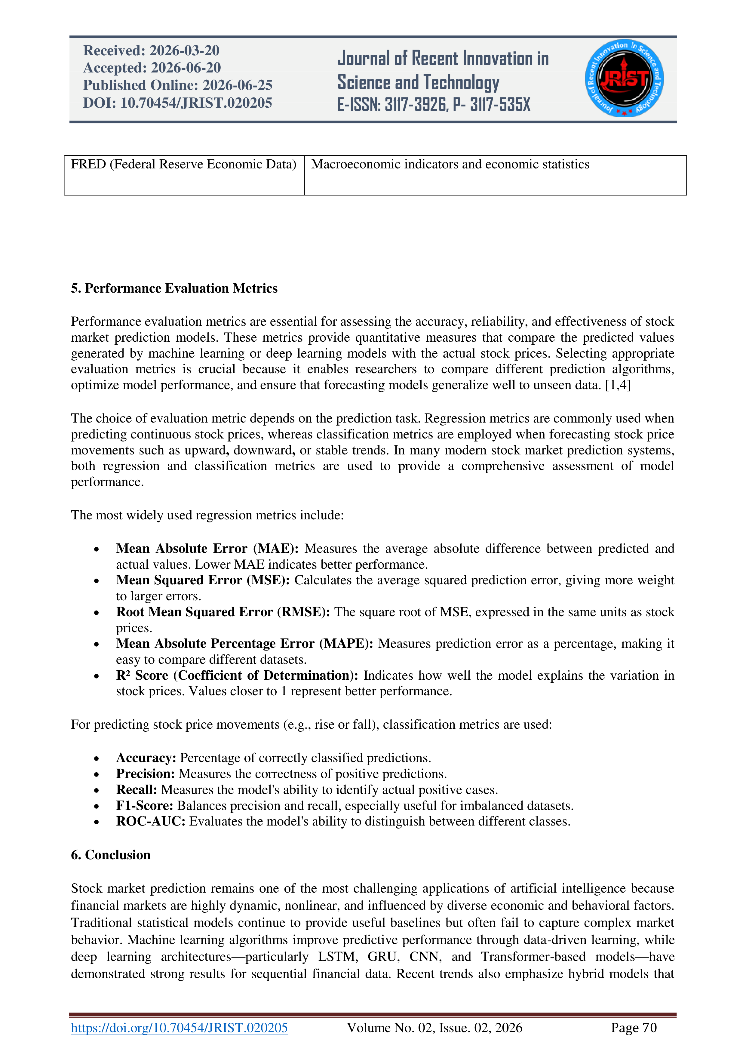 Artificial Intelligence Applications on Stock Market Prediction — page 5