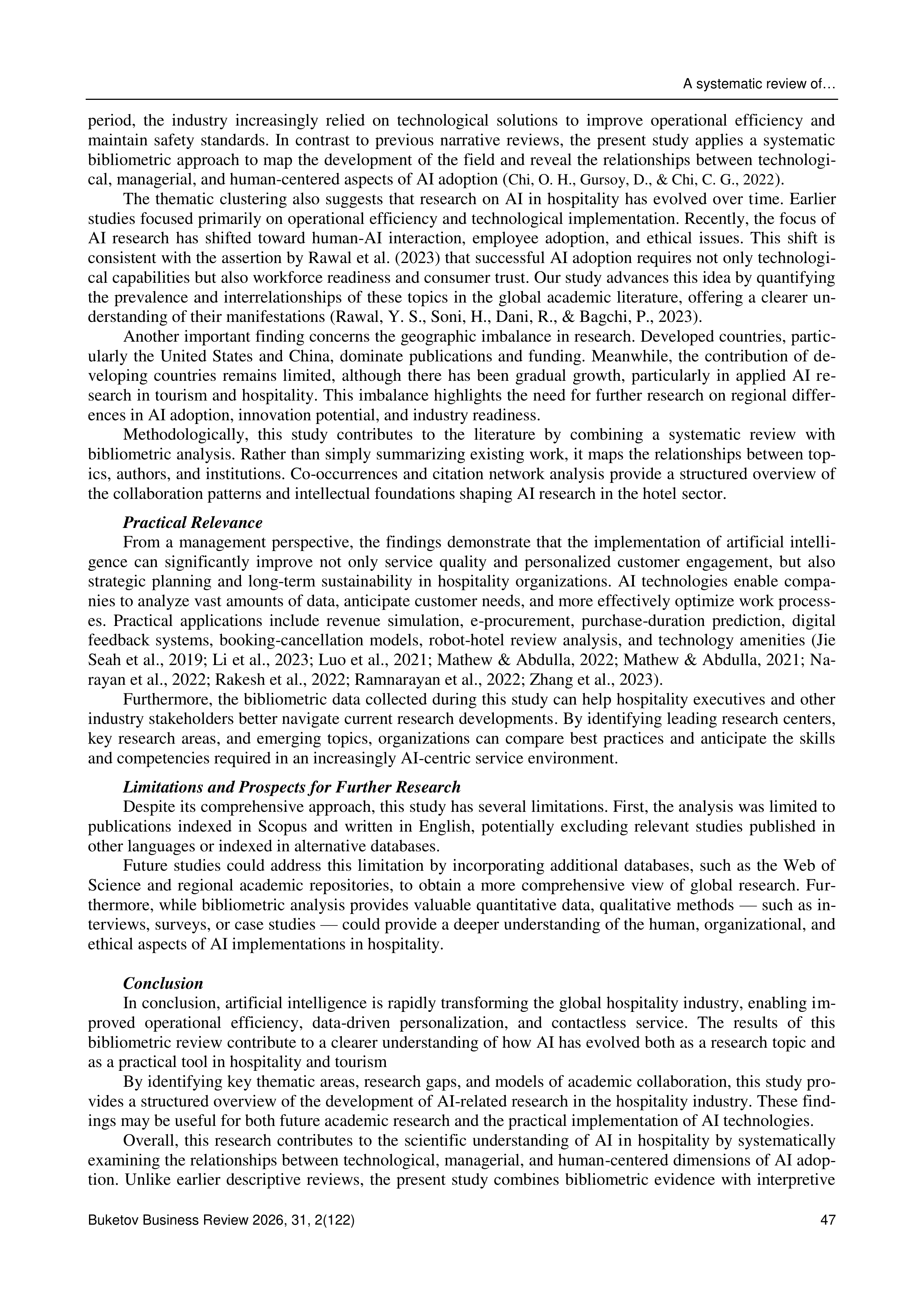 Artificial Intelligence Applications in Hospitality — page 12