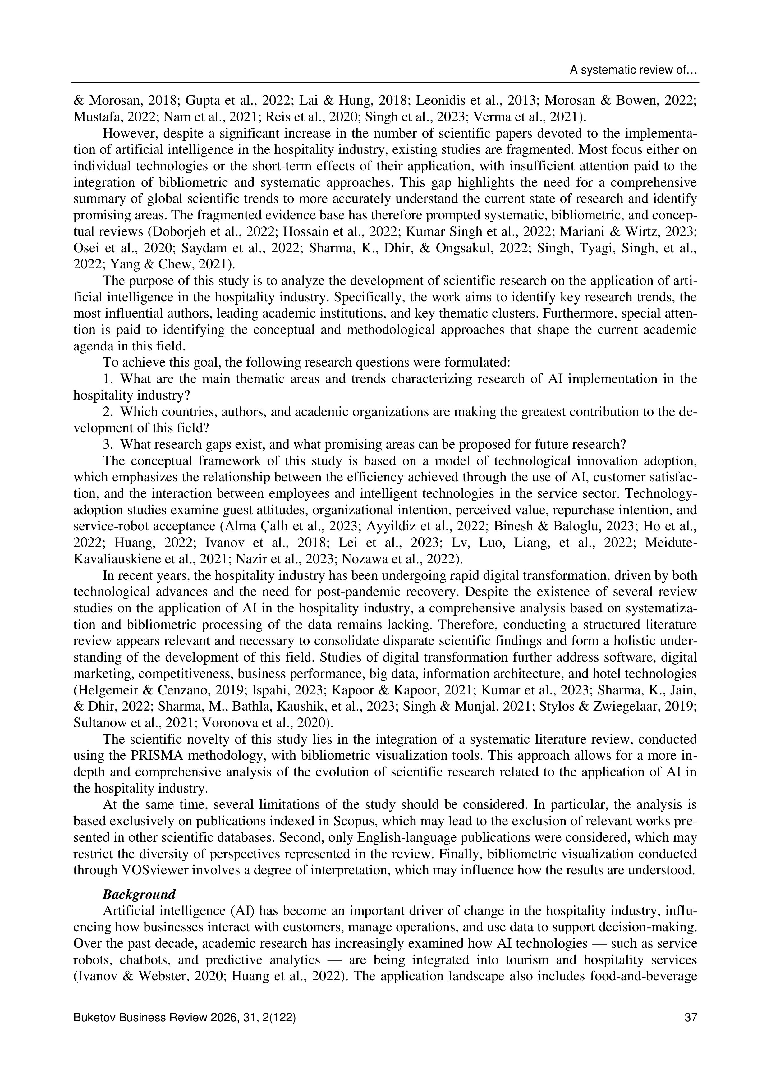 Artificial Intelligence Applications in Hospitality — page 2