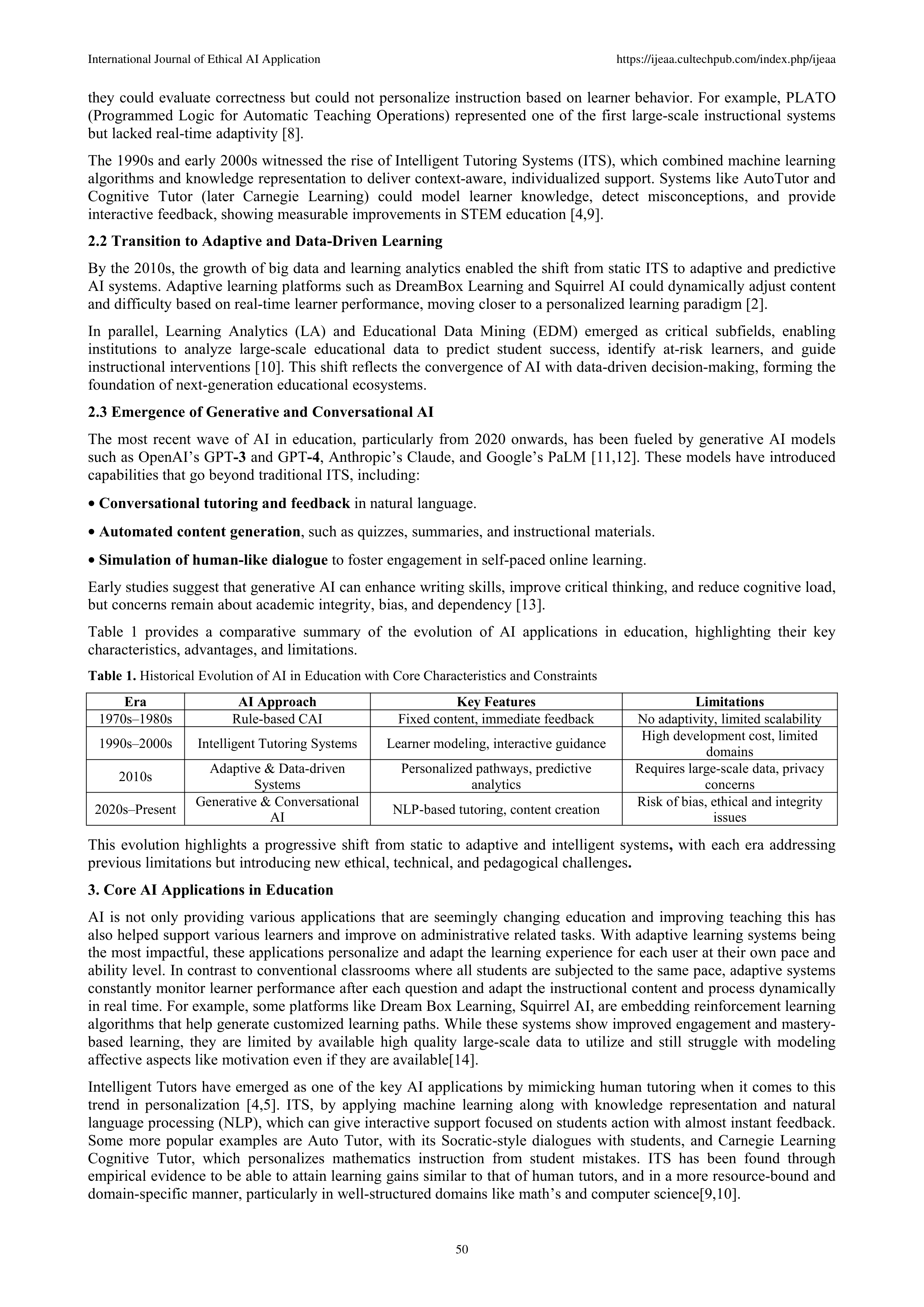 Artificial Intelligence Applications in Education — page 2
