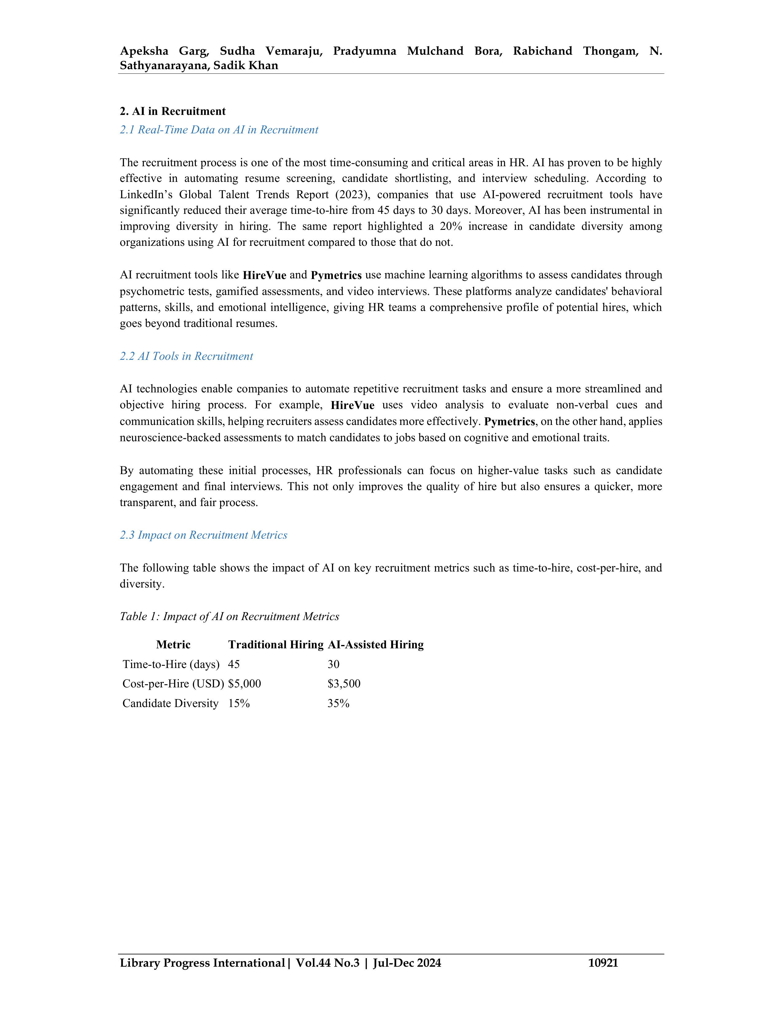Artificial Intelligence in Human Resource Management — page 2