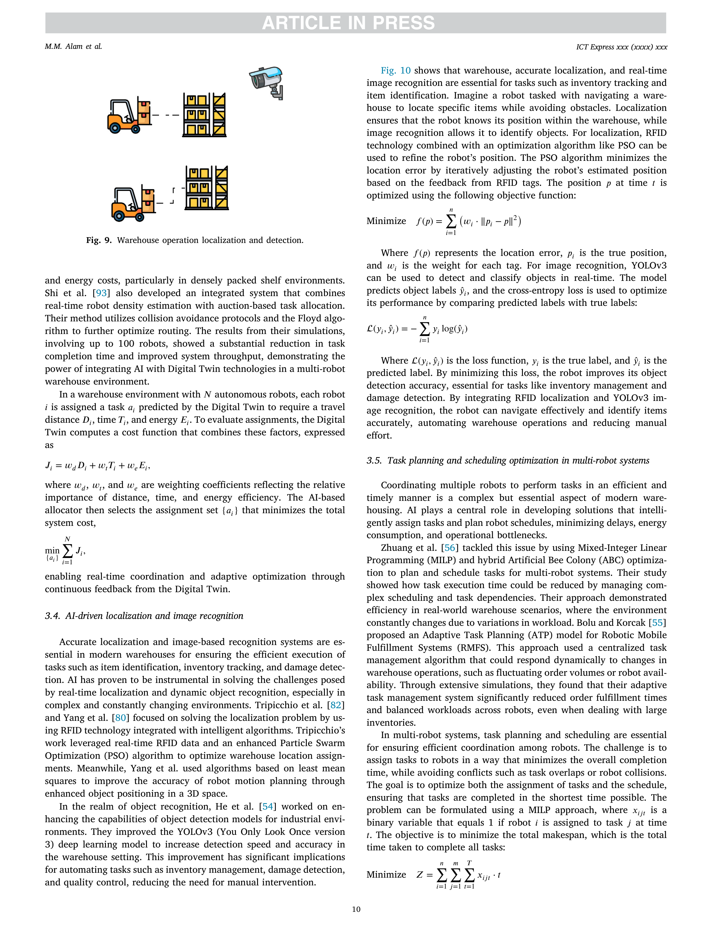 Artiﬁcial intelligence Applications for Warehouse Logistics — page 10