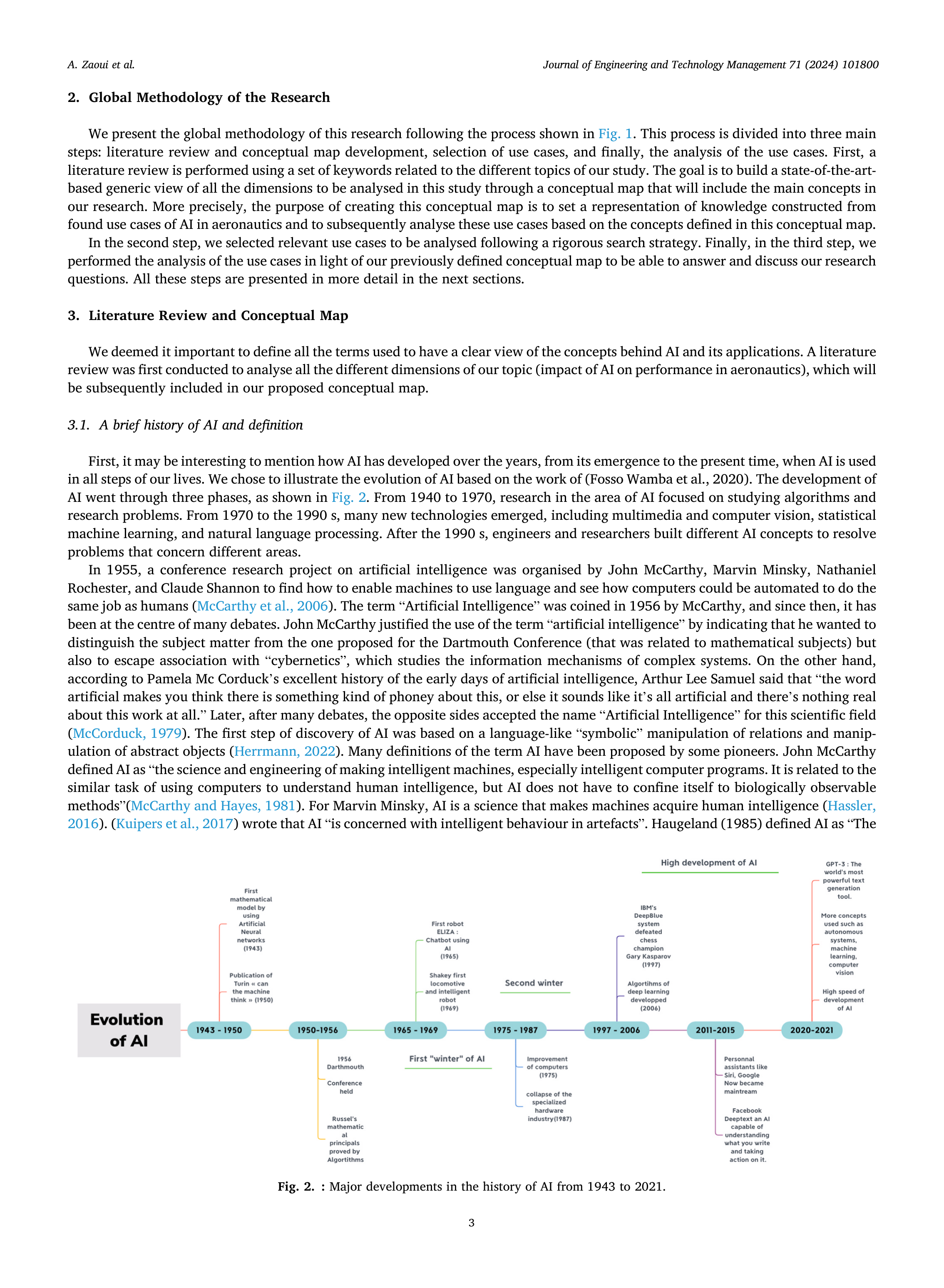 Artiﬁcial intelligence Applications in Aeronautics — page 3