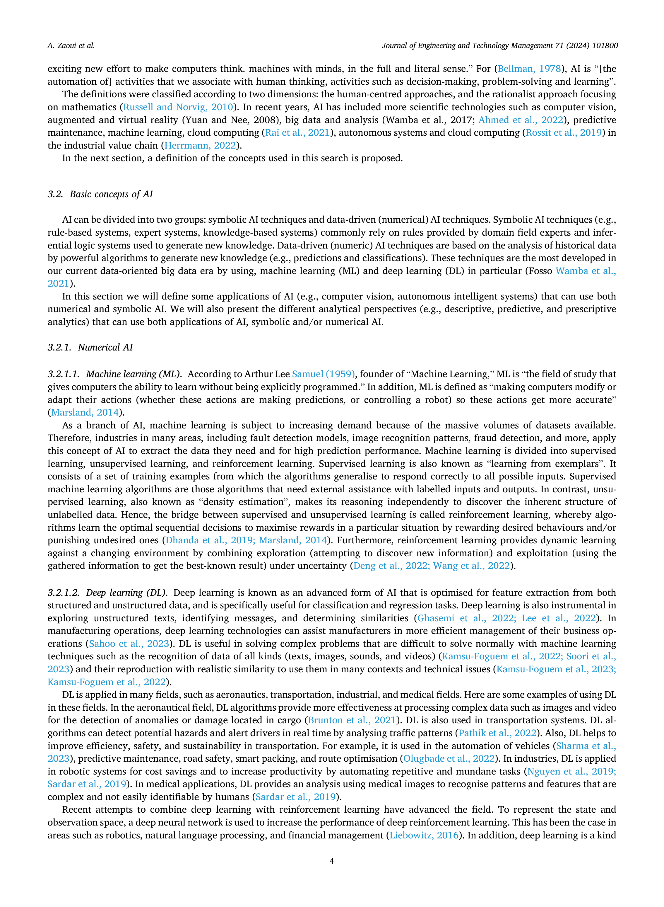 Artiﬁcial intelligence Applications in Aeronautics — page 4
