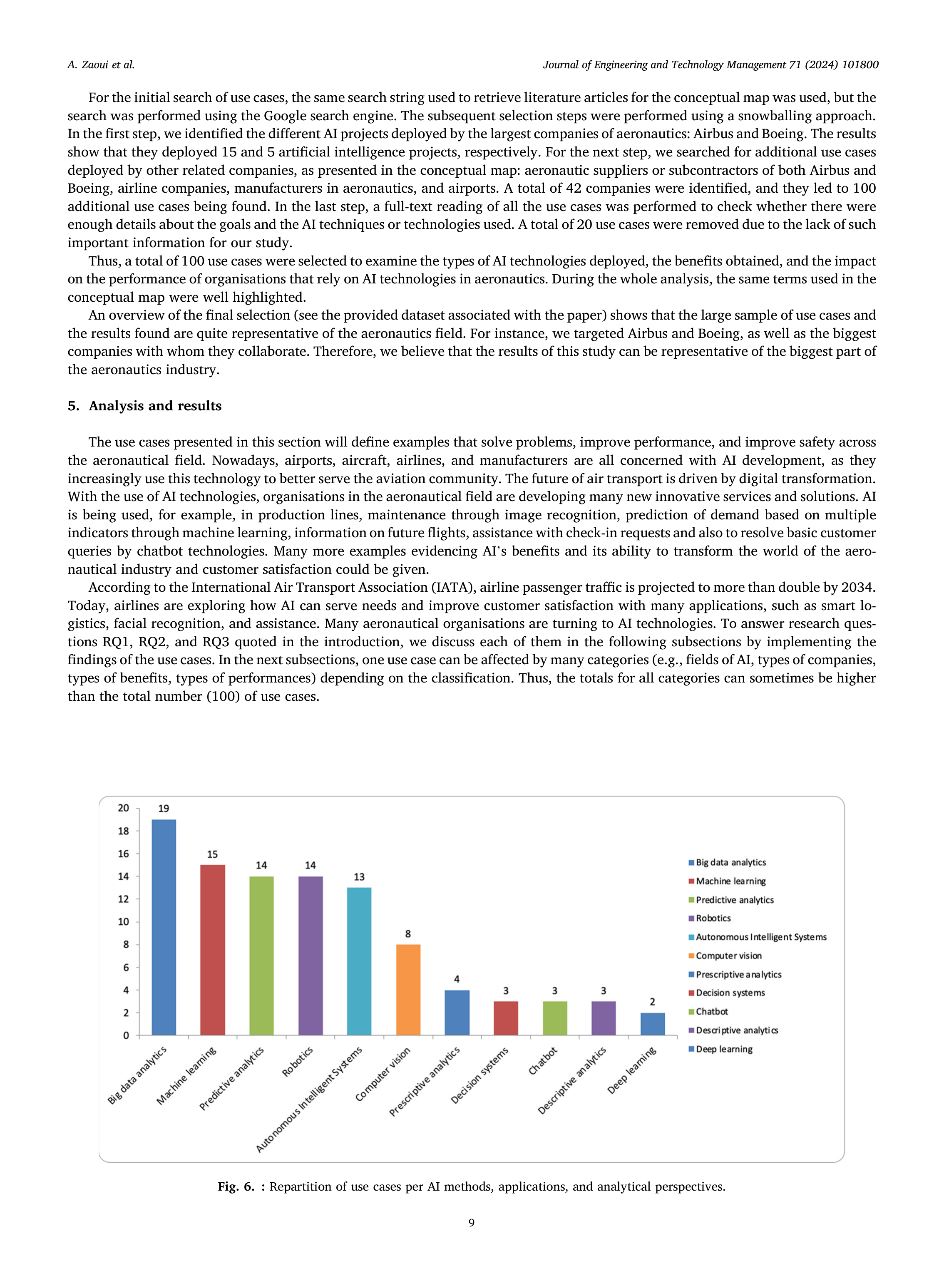 Artiﬁcial intelligence Applications in Aeronautics — page 9