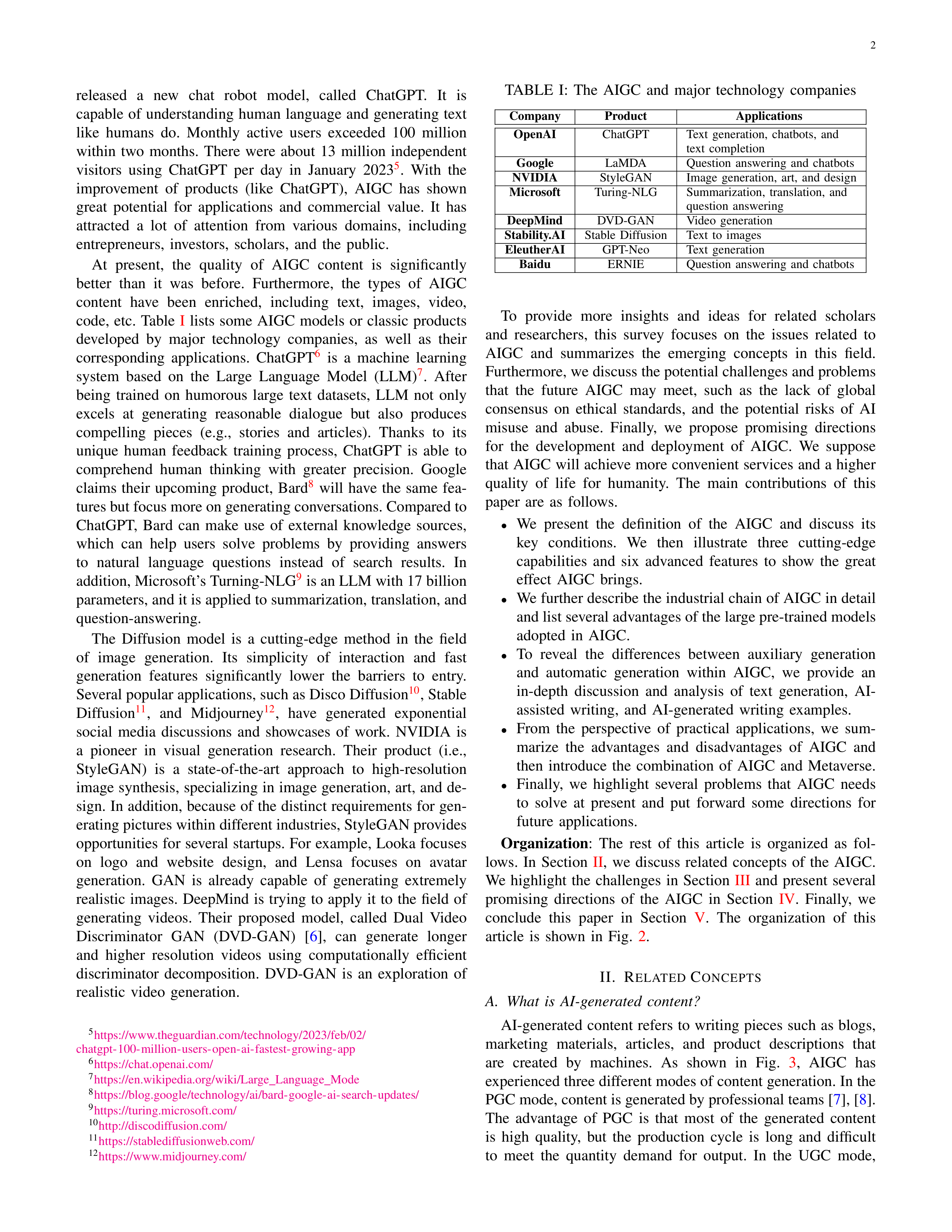 Artiﬁcial intelligence Applications in Content Creation — page 2