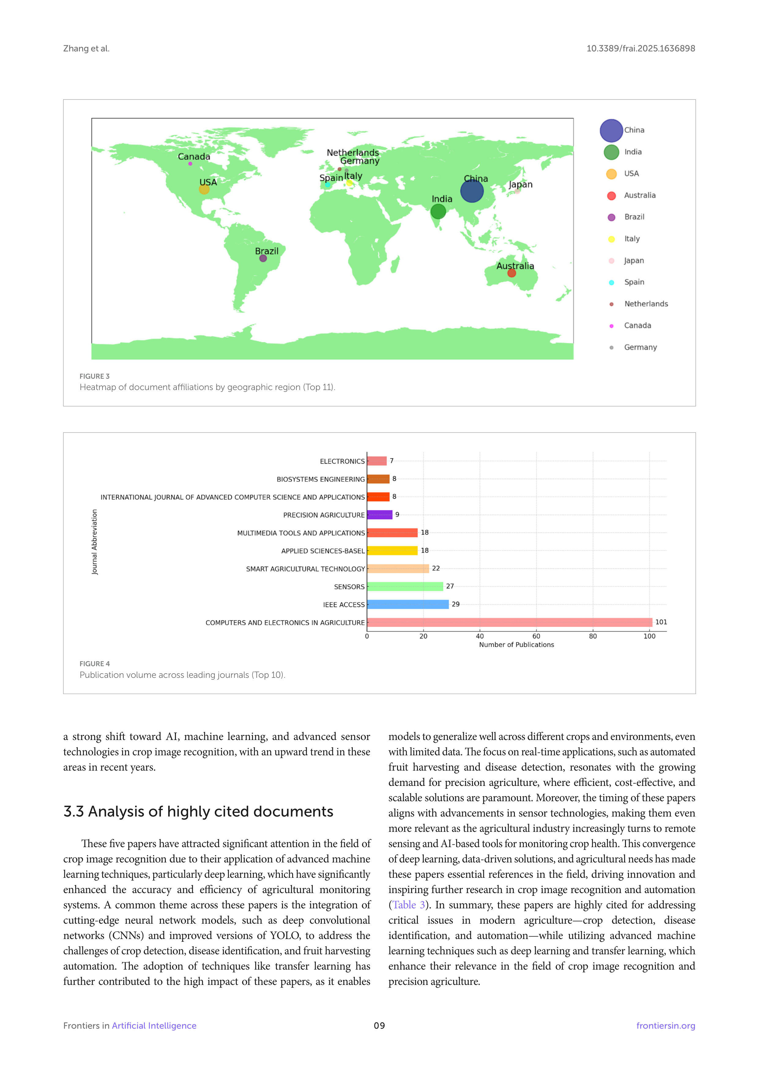 Artiﬁcial intelligence Applications in Crop Monitoring — page 9