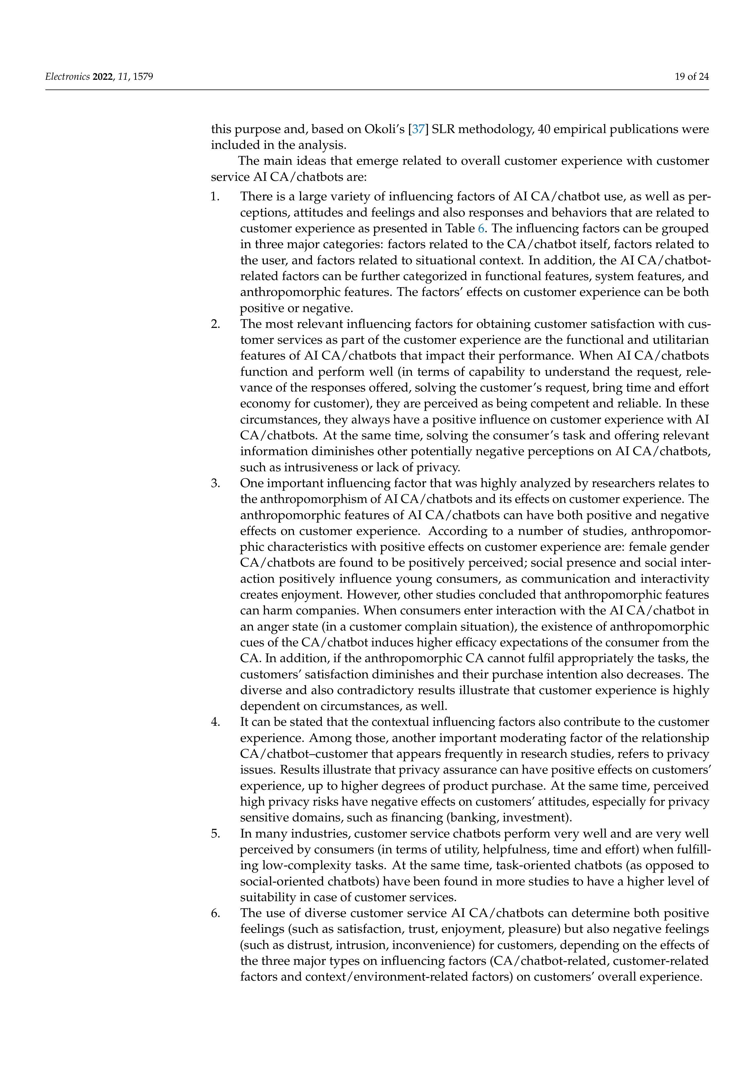 Artiﬁcial intelligence Applications in Customer Service — page 19