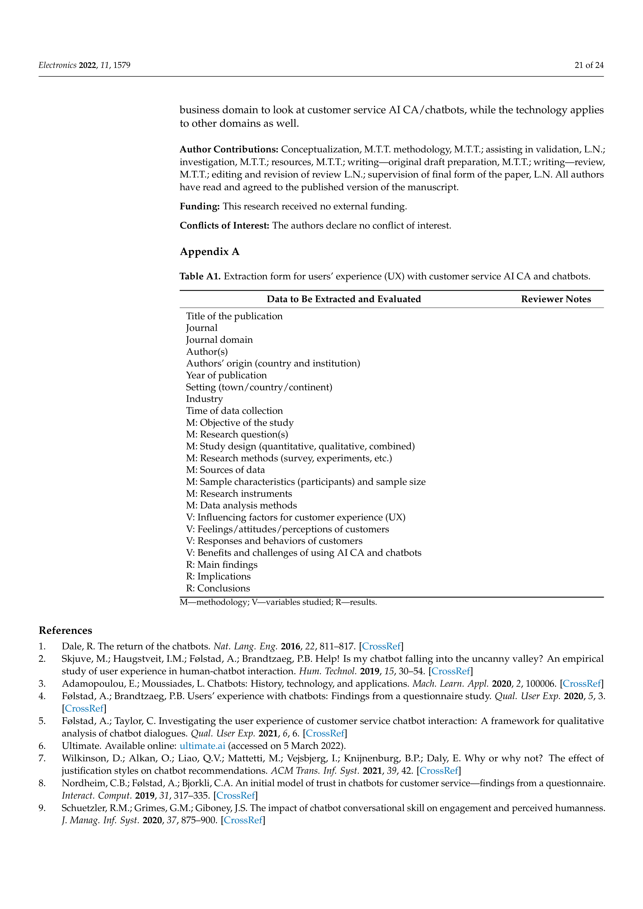 Artiﬁcial intelligence Applications in Customer Service — page 21