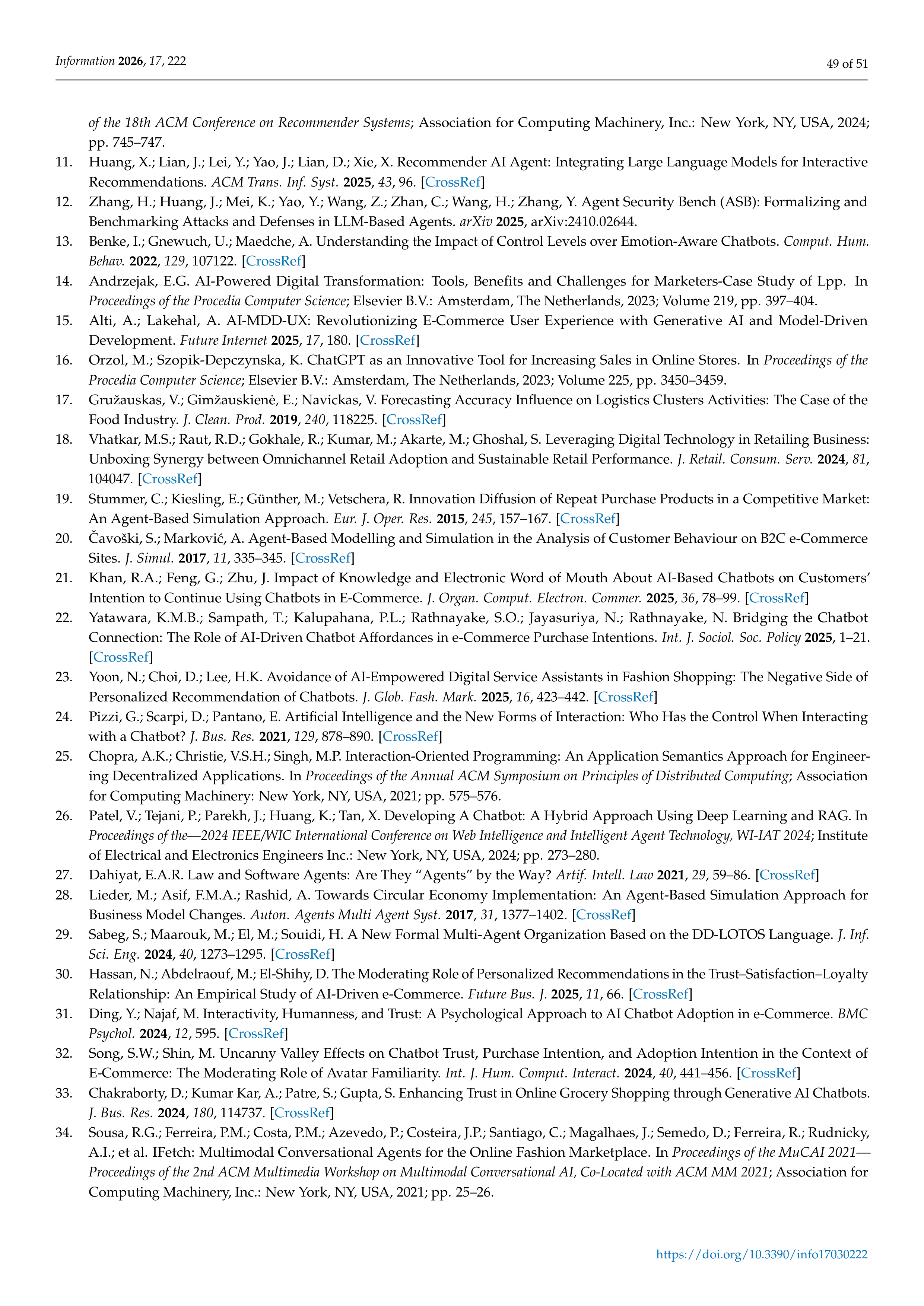 Artiﬁcial intelligence Applications in E-Commerce — page 49