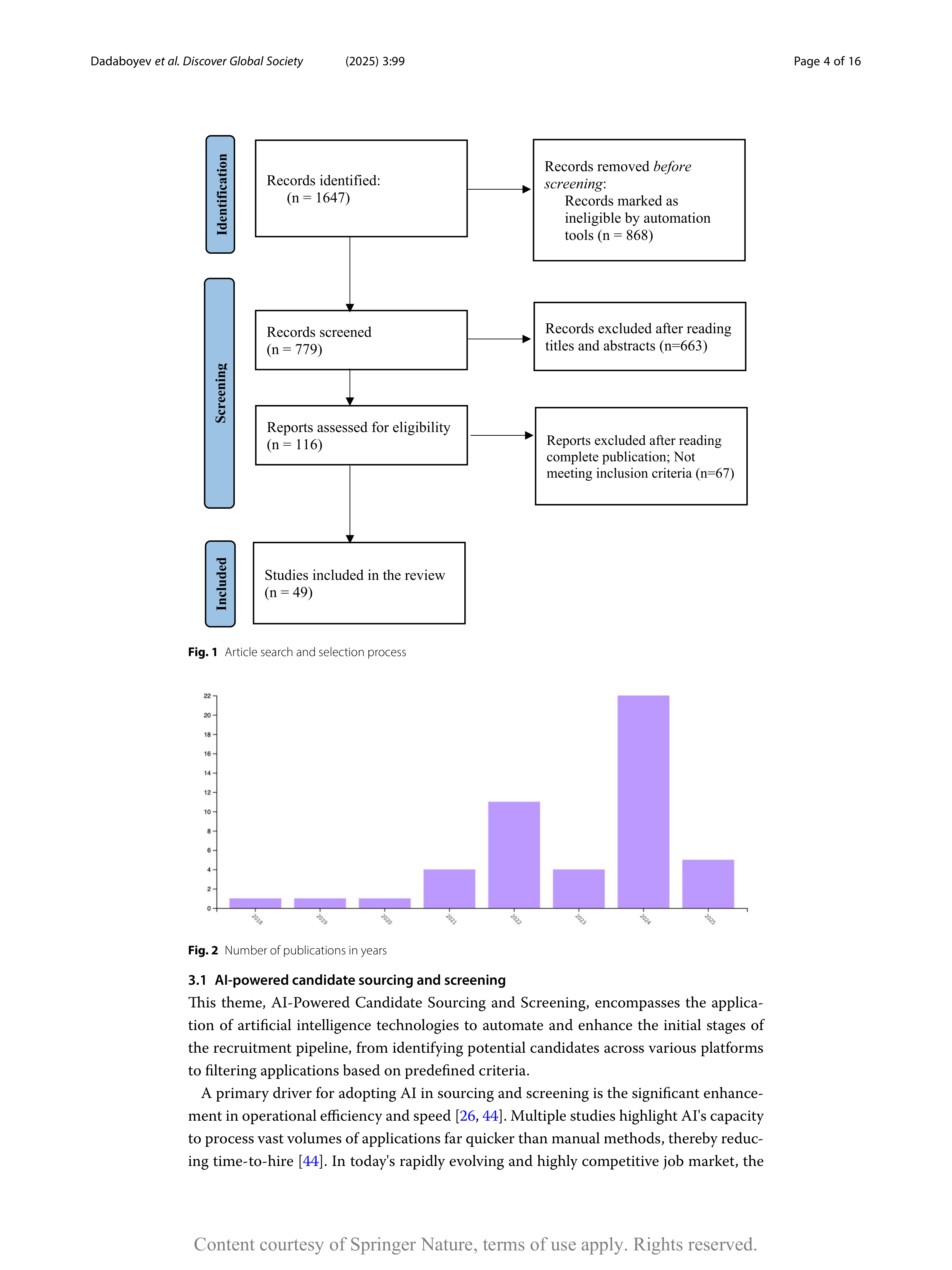 Artiﬁcial intelligence Applications in Employee Recruitment — page 4