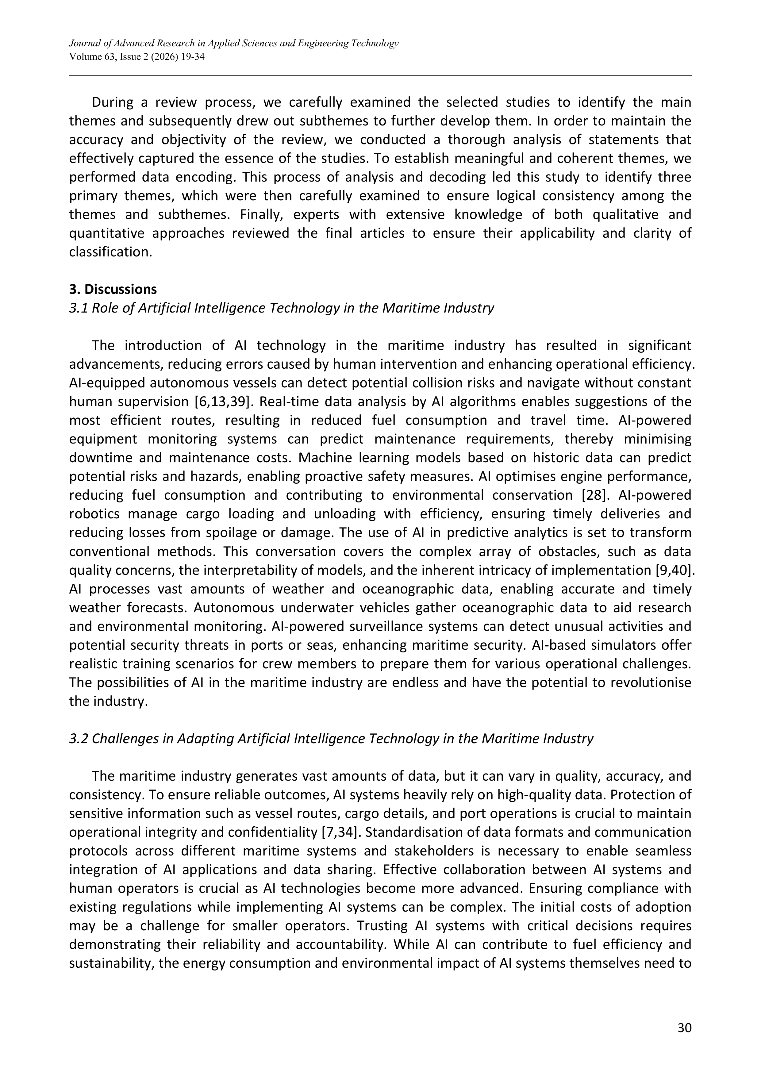 Artiﬁcial intelligence Applications in Maritime Industry — page 12