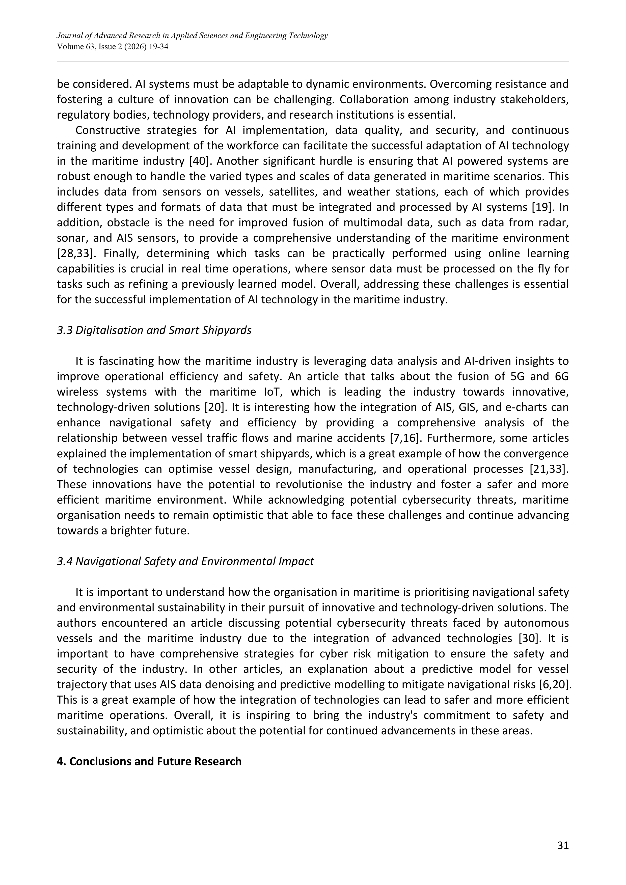 Artiﬁcial intelligence Applications in Maritime Industry — page 13