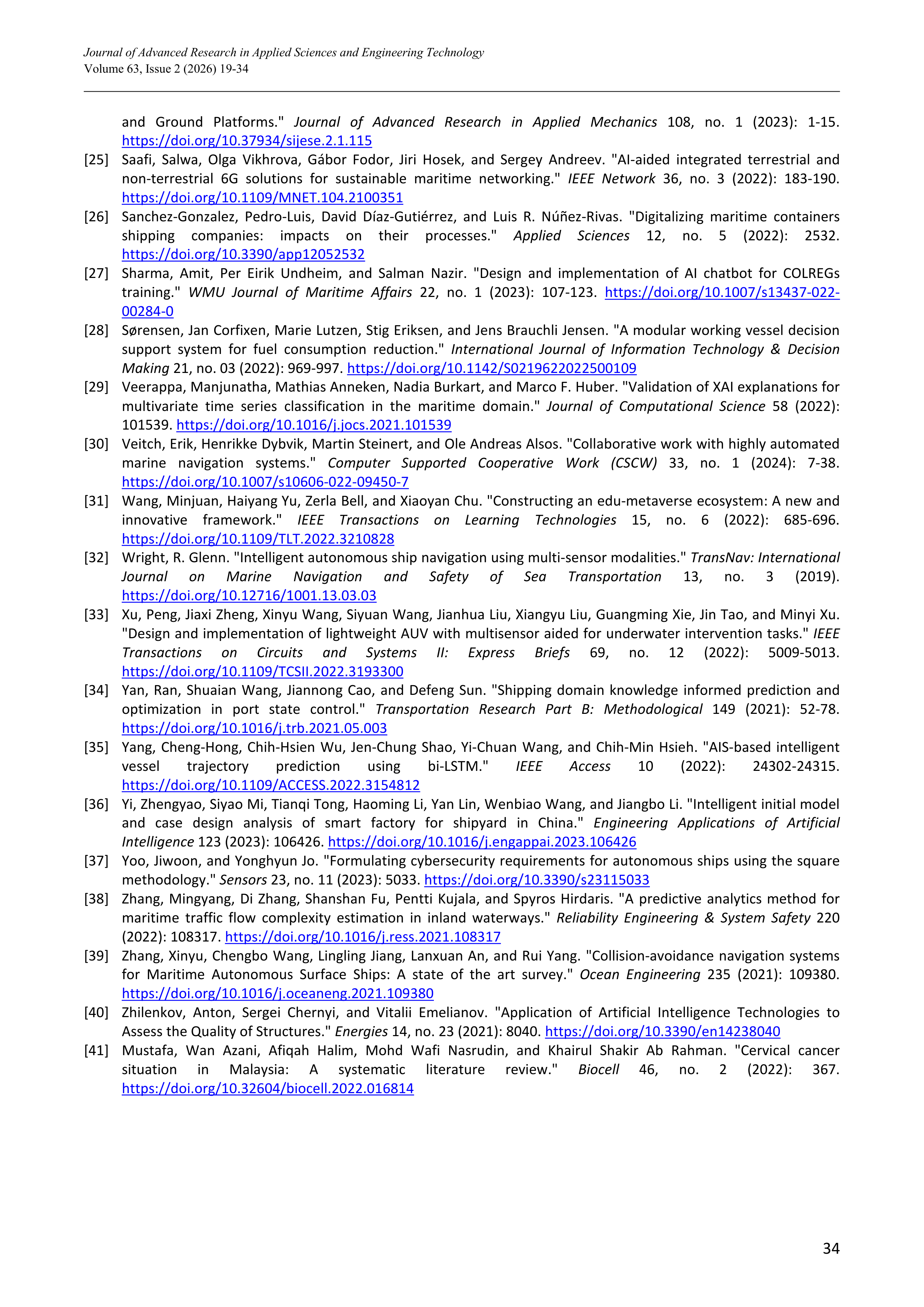 Artiﬁcial intelligence Applications in Maritime Industry — page 16
