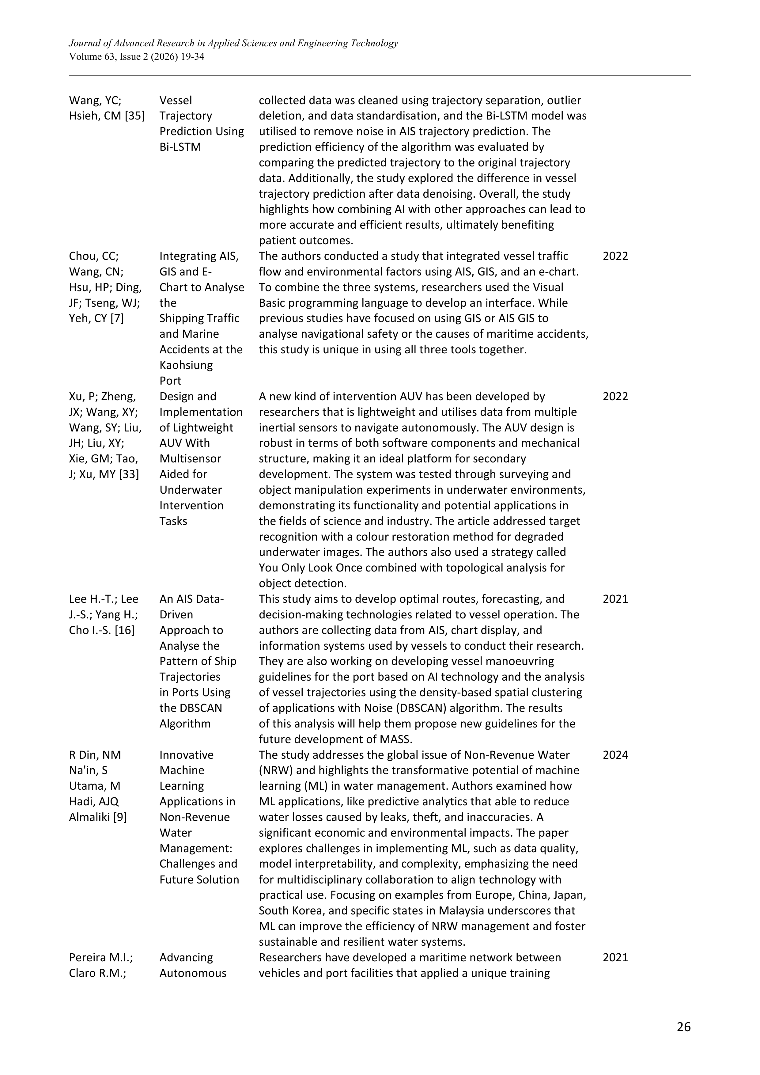 Artiﬁcial intelligence Applications in Maritime Industry — page 8